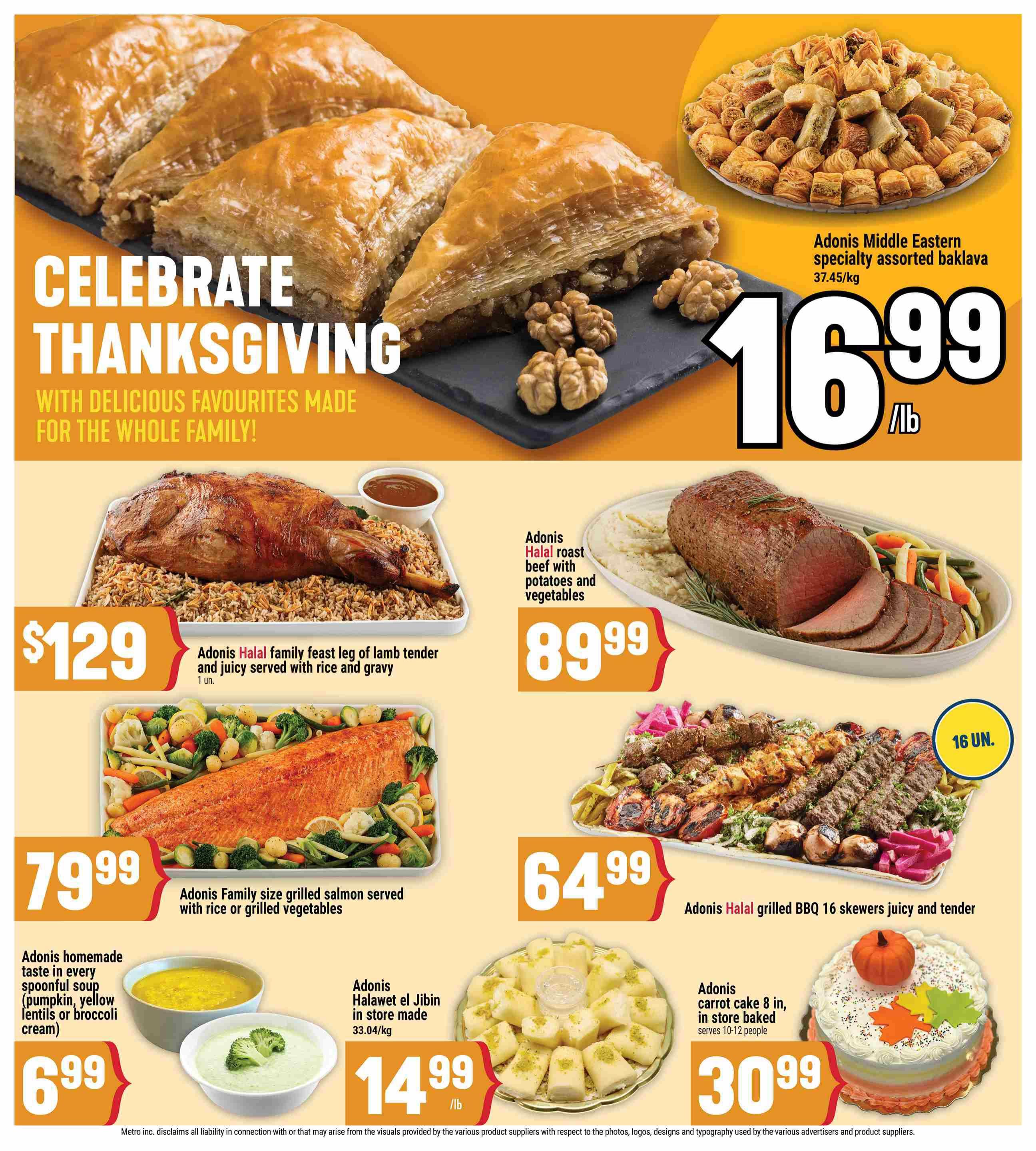 Adonis (ON) Flyer October 8 to 14
