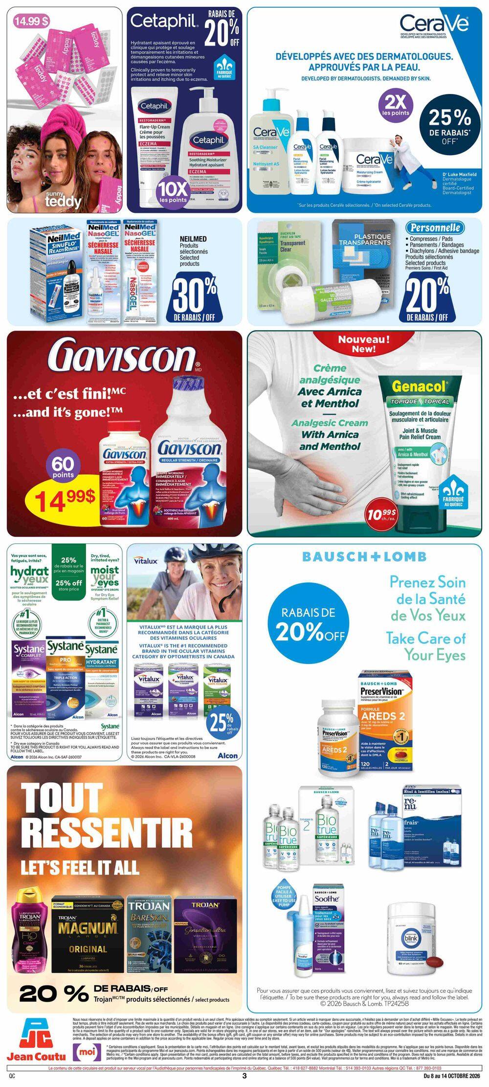 Jean Coutu Flyer October 8 to 14