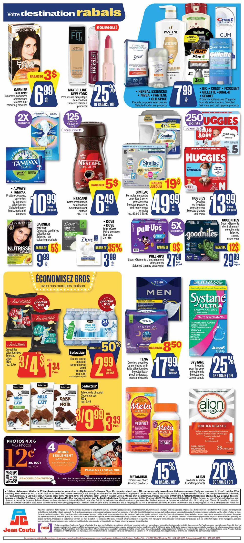 Jean Coutu Flyer October 8 to 14