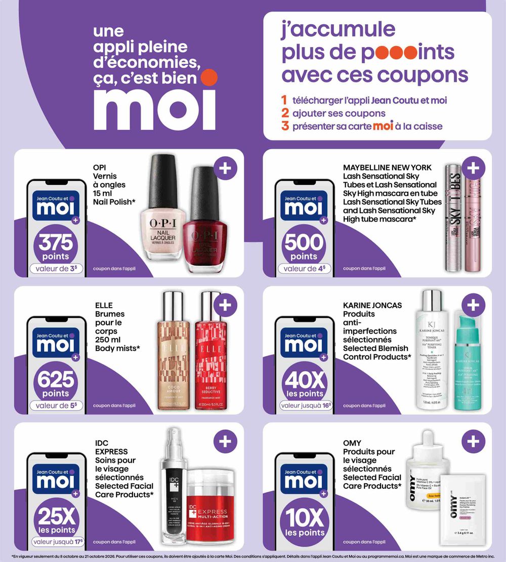 Jean Coutu Flyer October 8 to 21