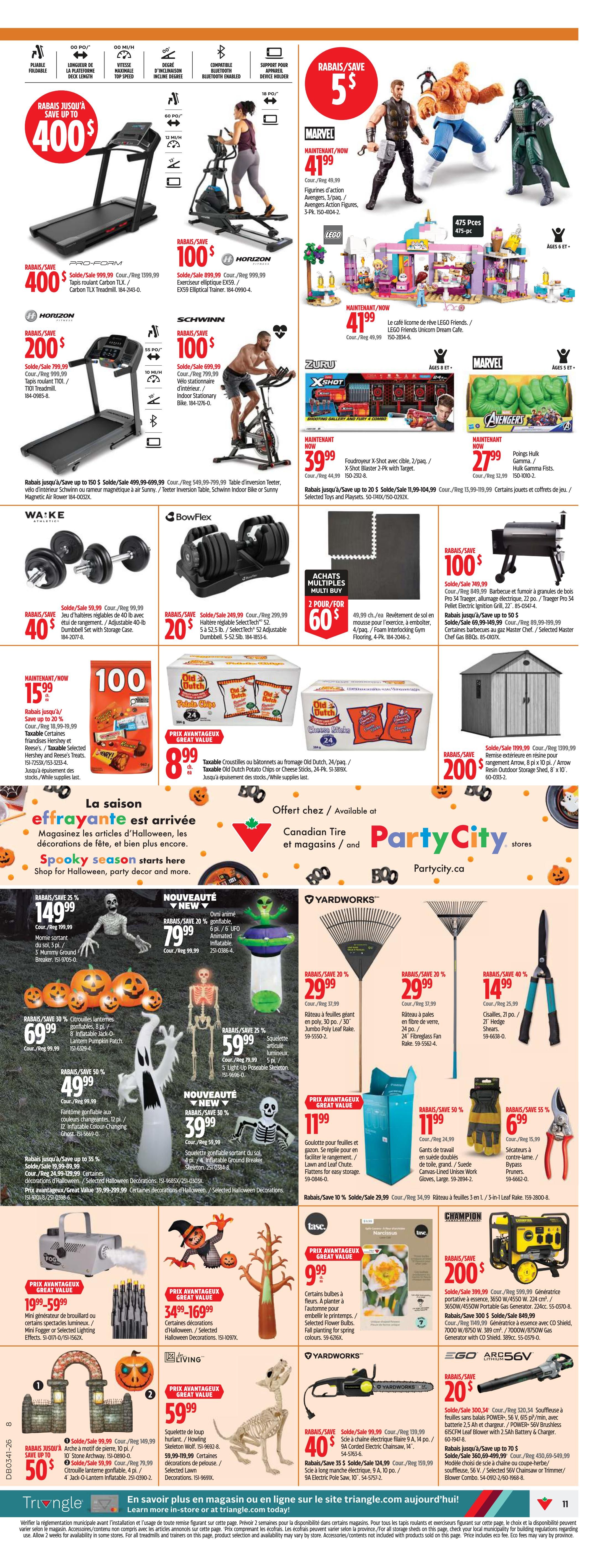 Canadian Tire (QC) Flyer October 8 to 14
