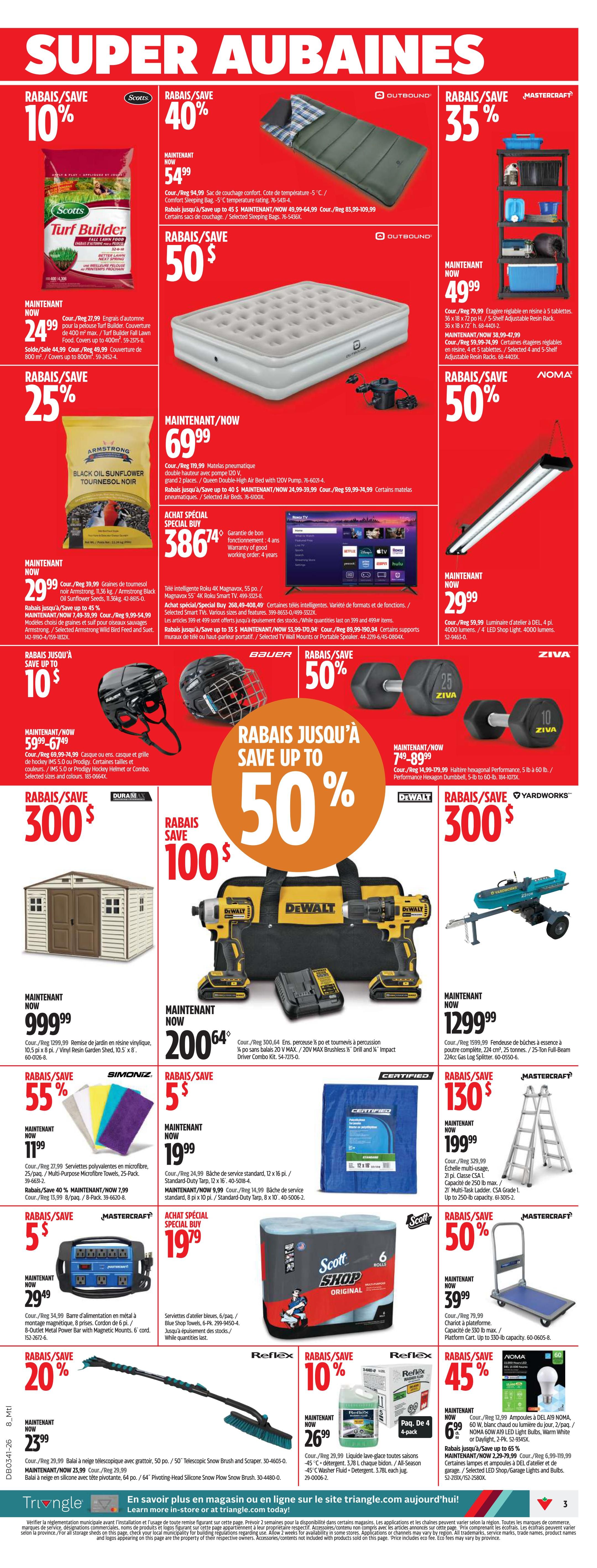 Canadian Tire (QC) Flyer October 8 to 14
