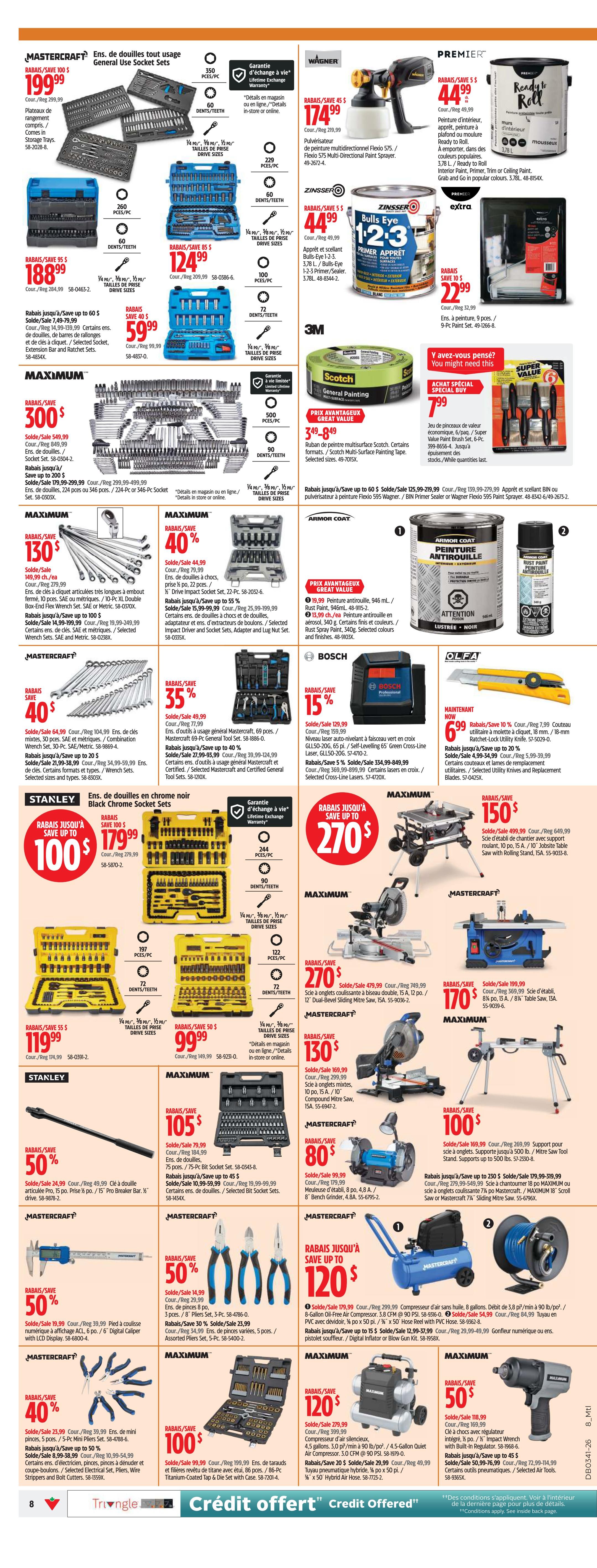 Canadian Tire (QC) Flyer October 8 to 14