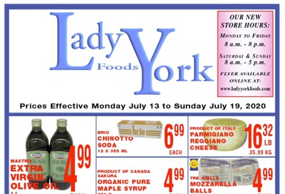 Lady York Foods Flyer July 13 to 19