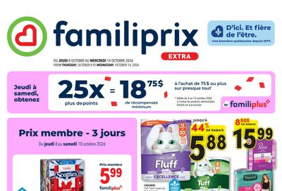 Familiprix Extra Flyer October 8 to 14