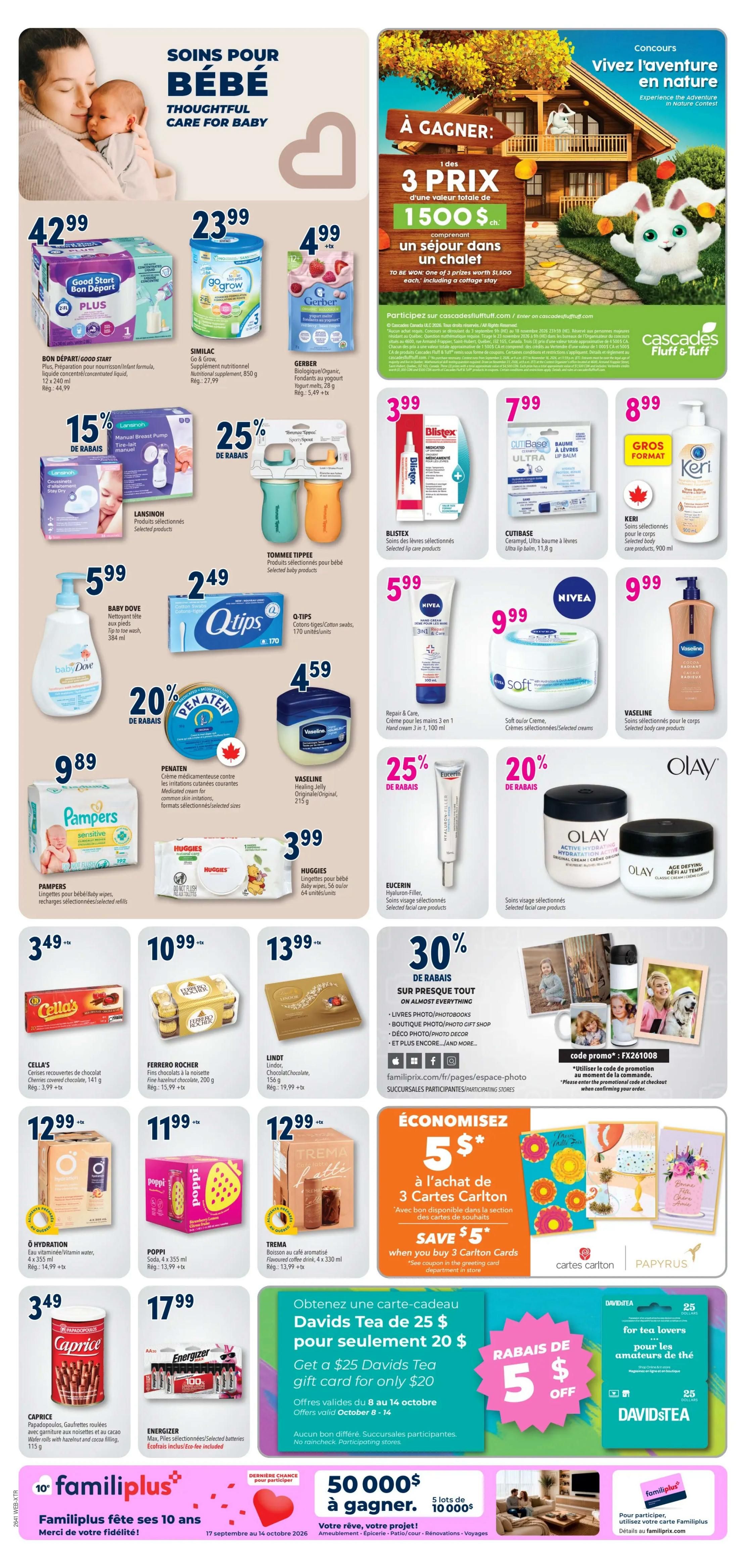 Familiprix Extra Flyer October 8 to 14