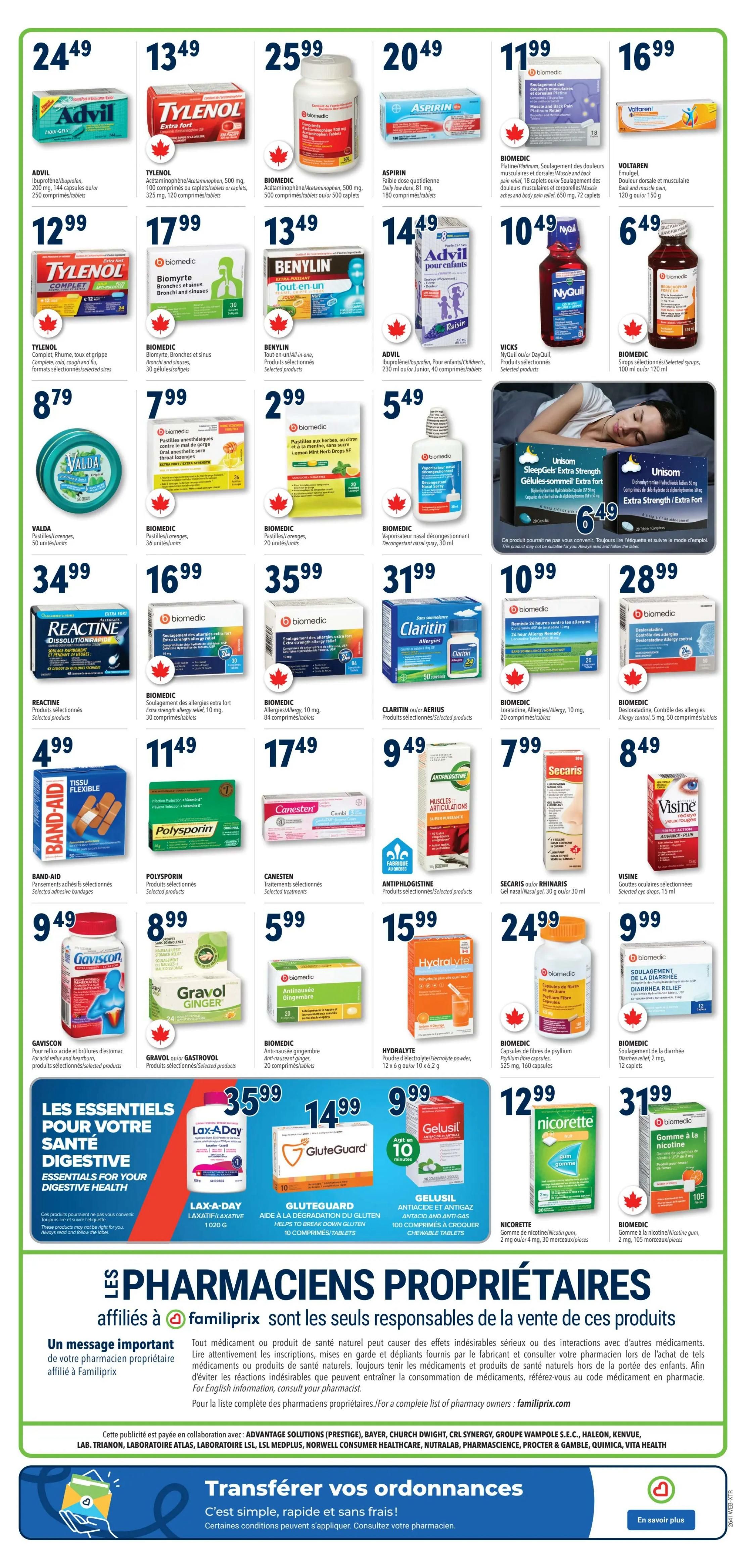 Familiprix Extra Flyer October 8 to 14