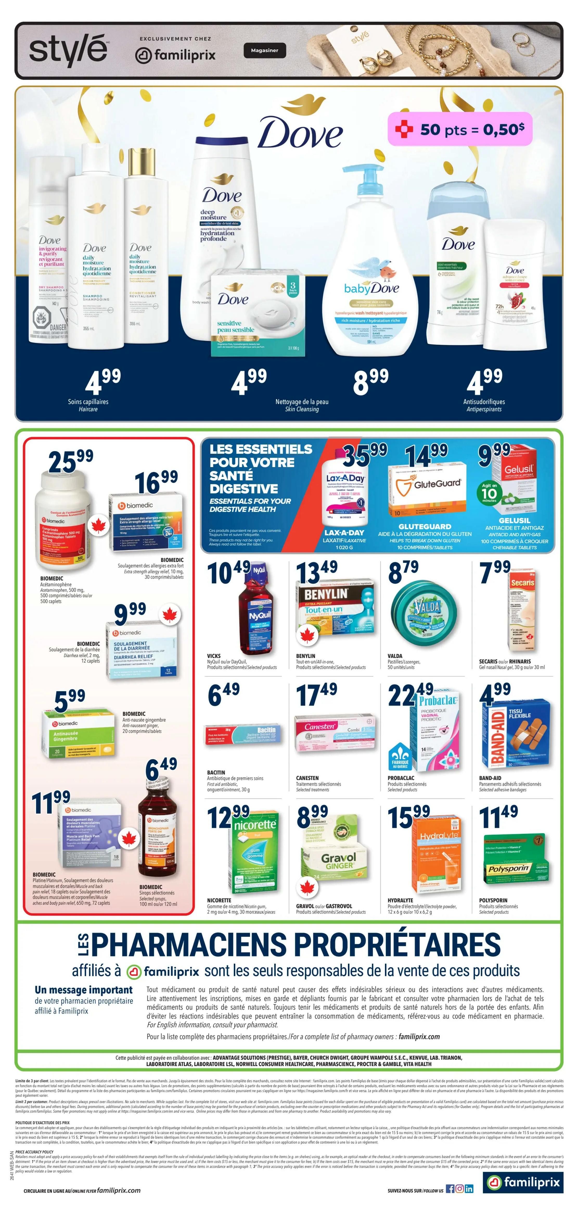Familiprix Sante Flyer October 8 to 14