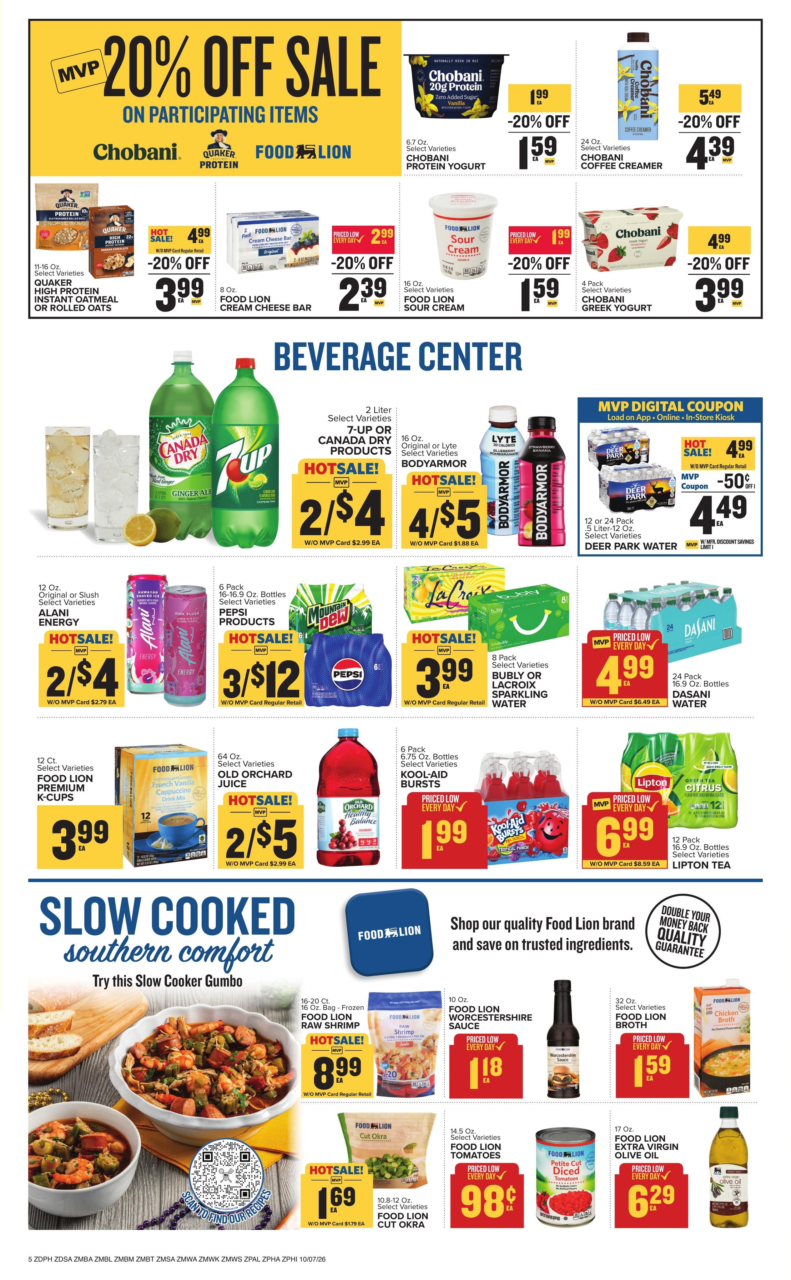 Food Lion (Bellmawr Area, NJ) Weekly Ad October 7 - 13, 2026