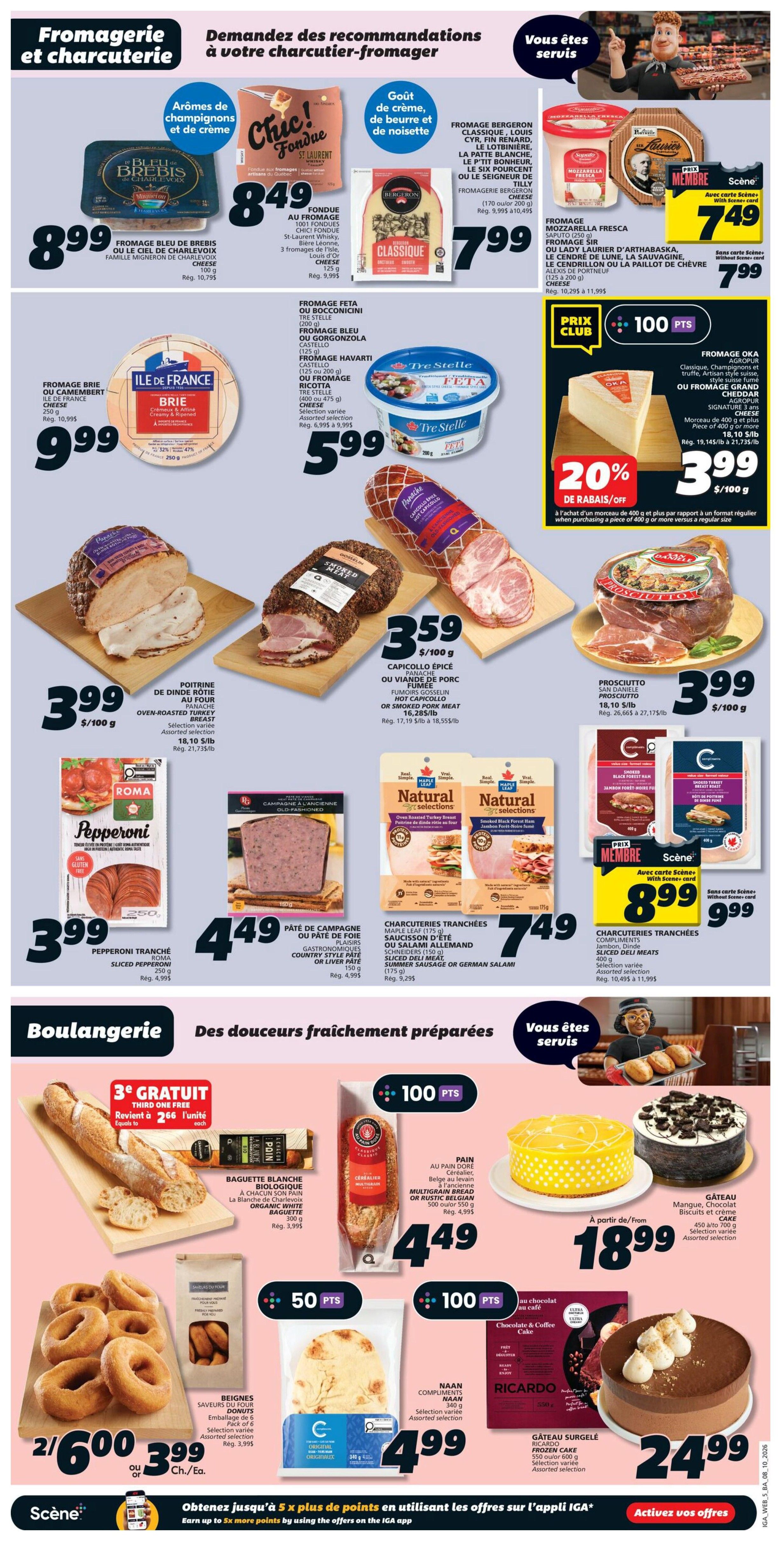 IGA (NB) Flyer October 8 to 14