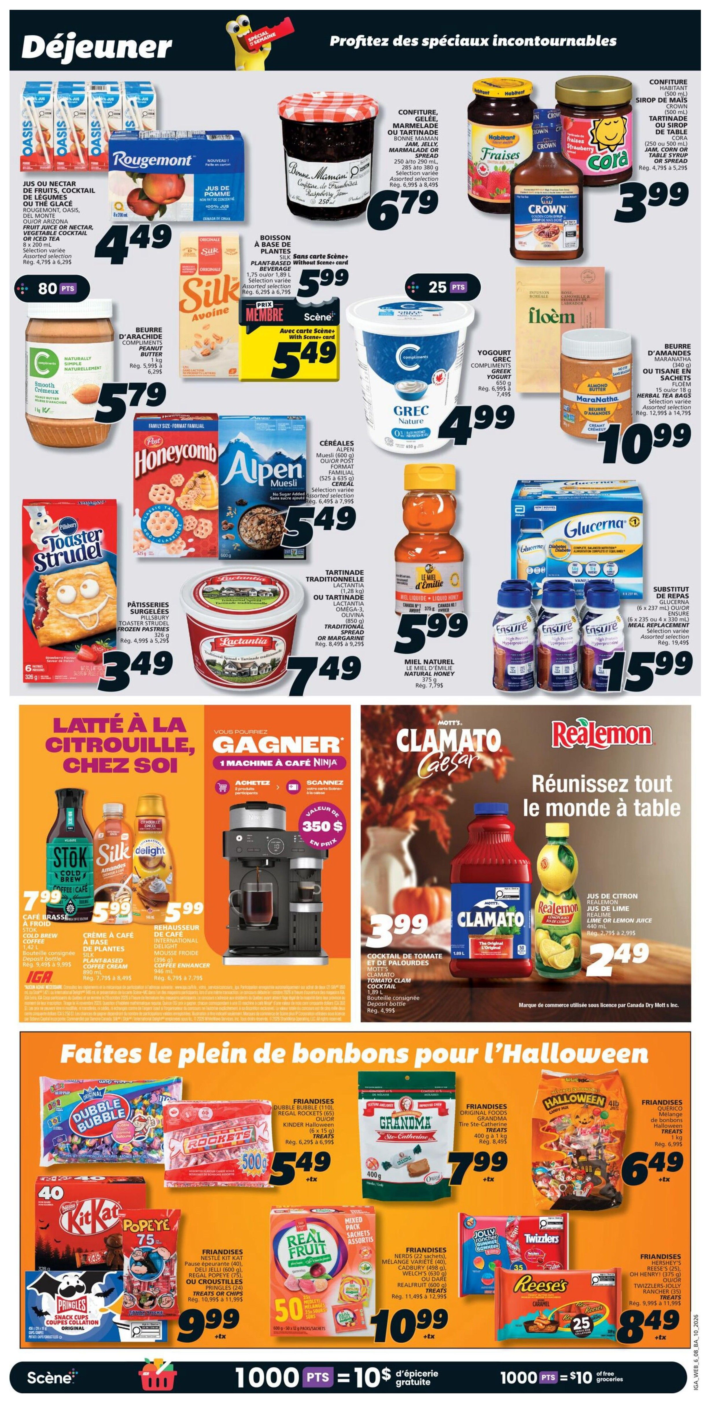 IGA (NB) Flyer October 8 to 14