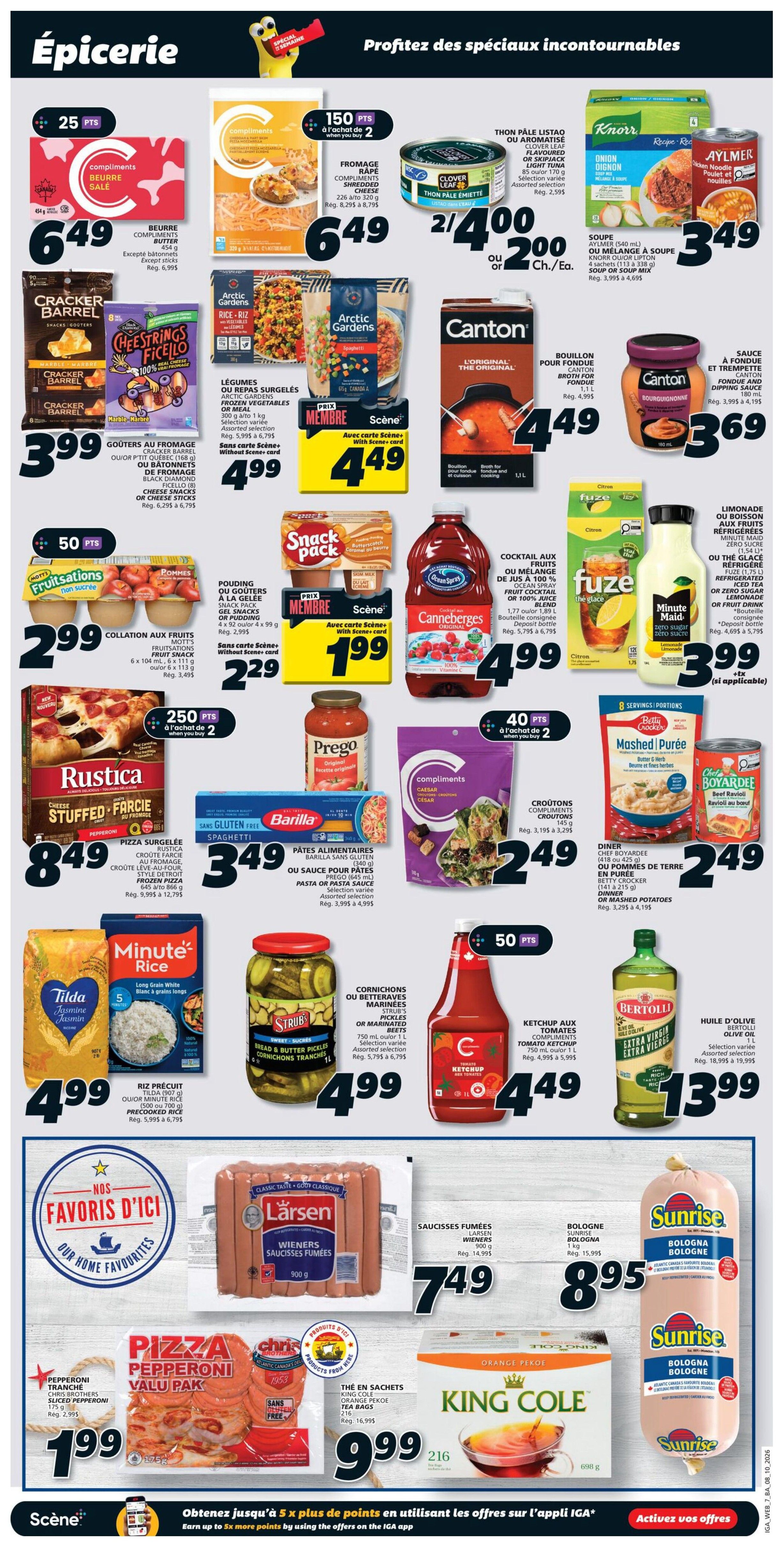 IGA (NB) Flyer October 8 to 14