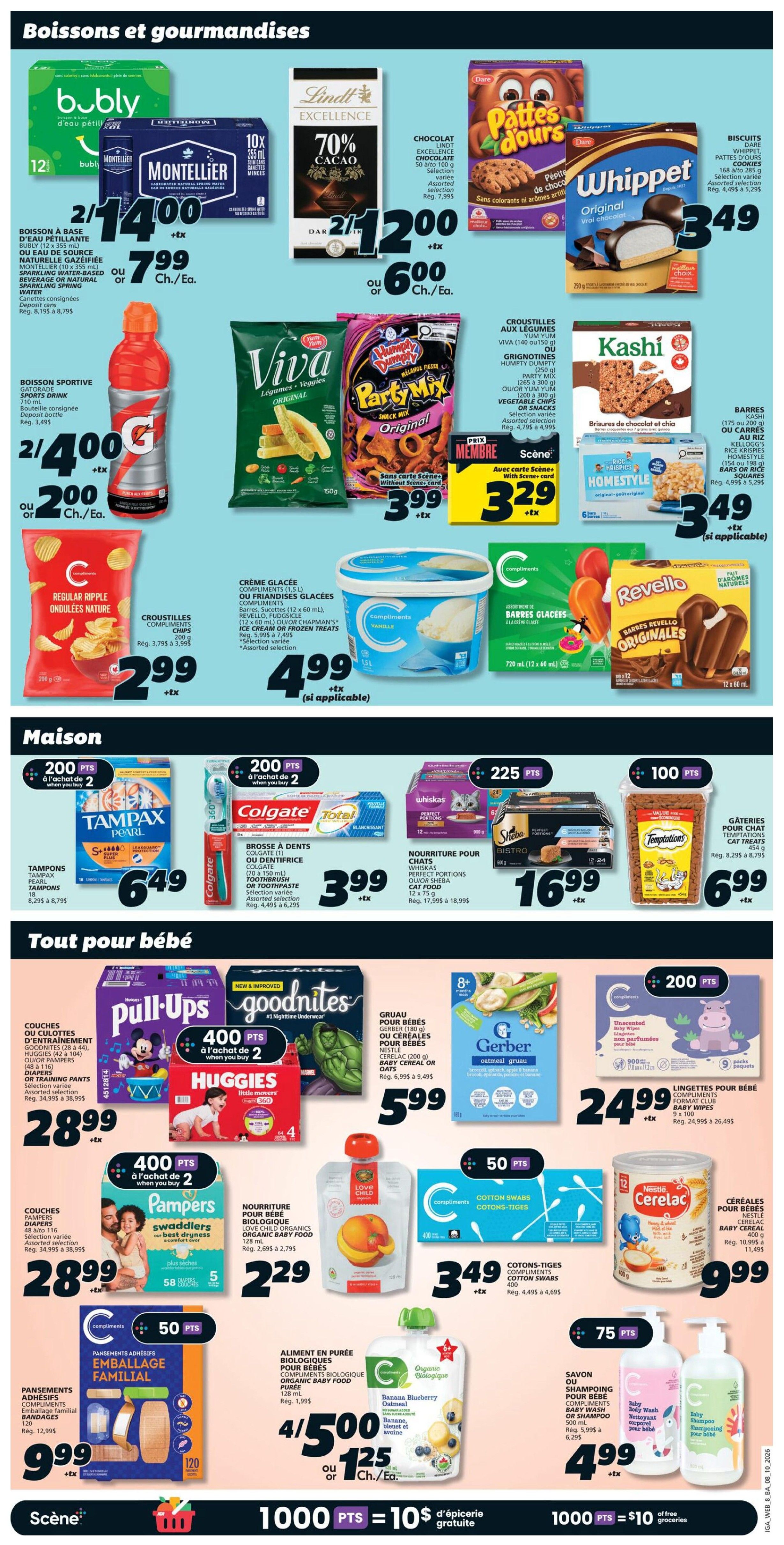 IGA (NB) Flyer October 8 to 14