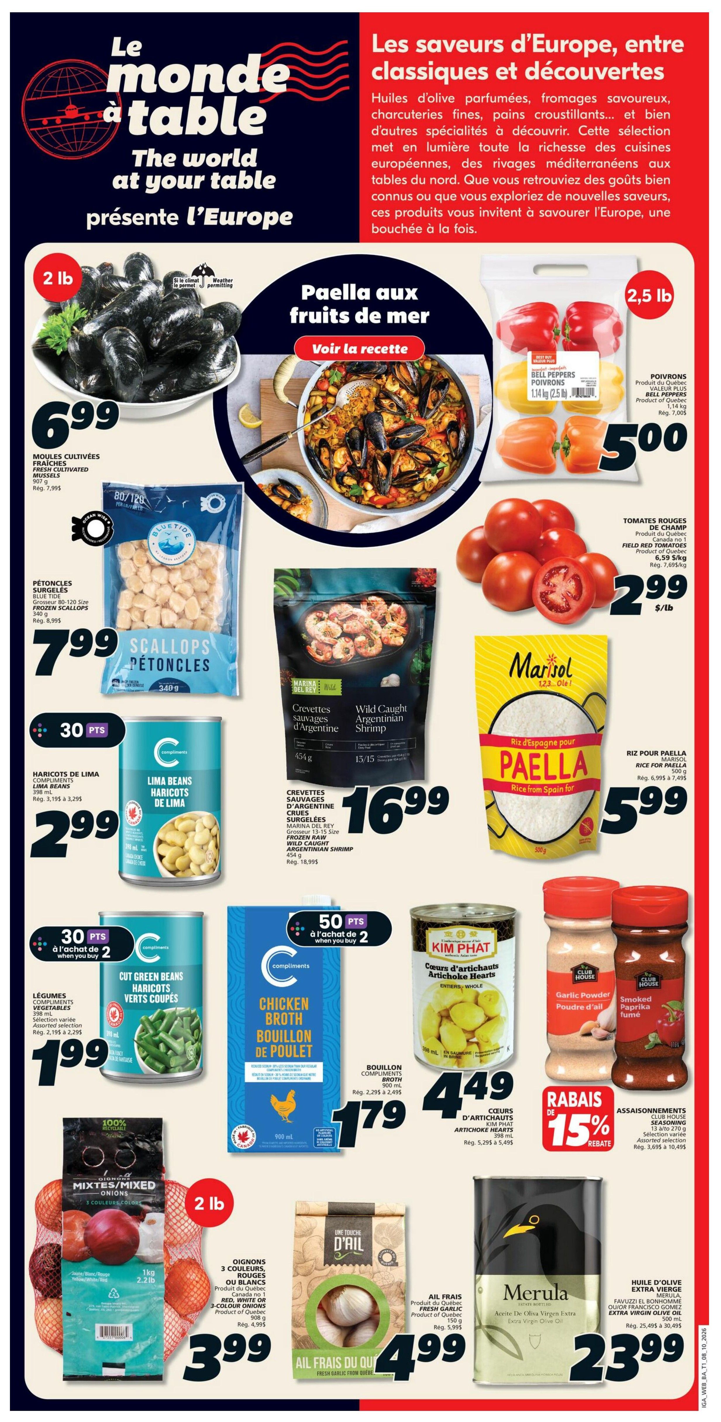 IGA (NB) Flyer October 8 to 14