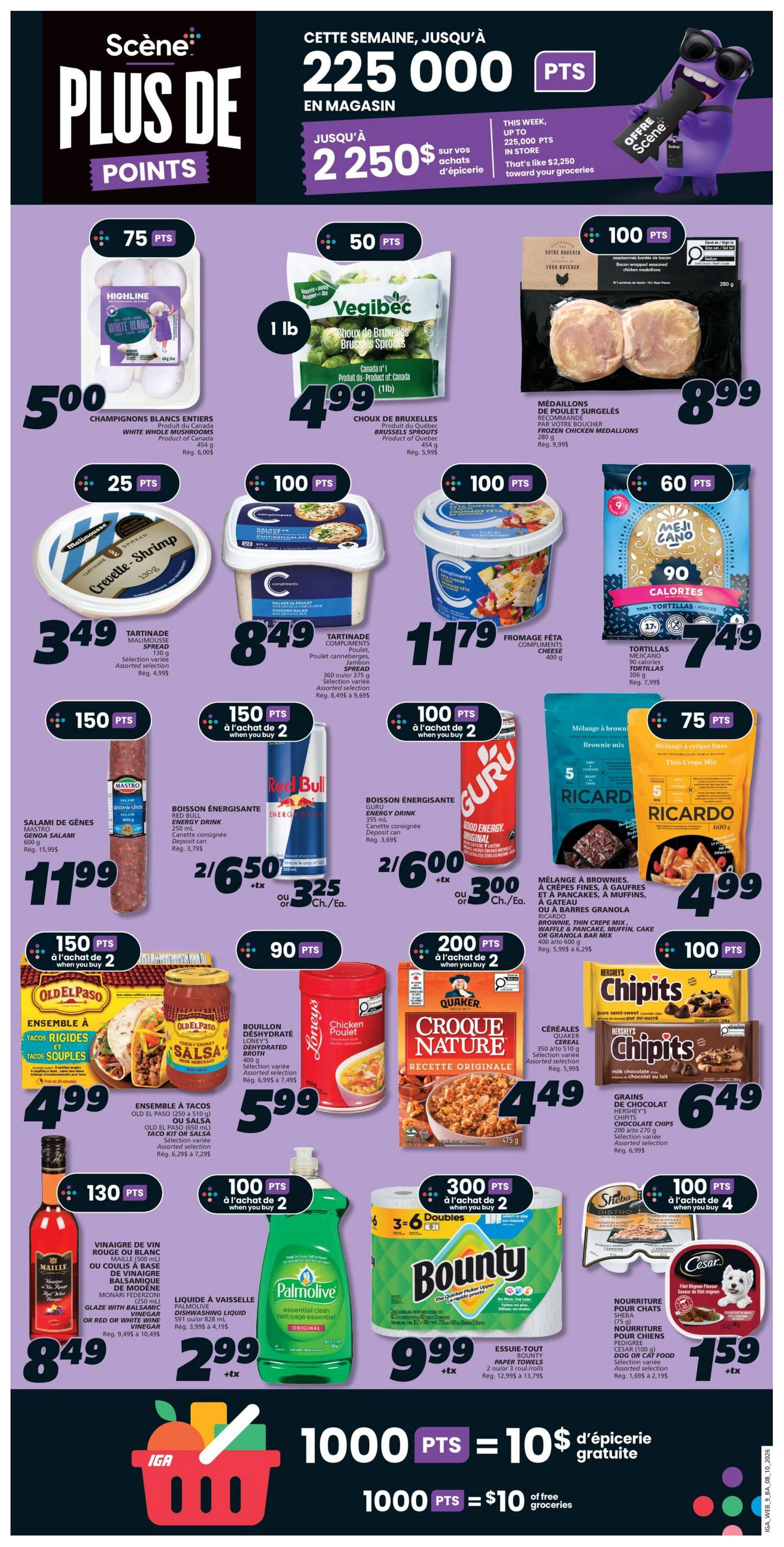 IGA (NB) Flyer October 8 to 14