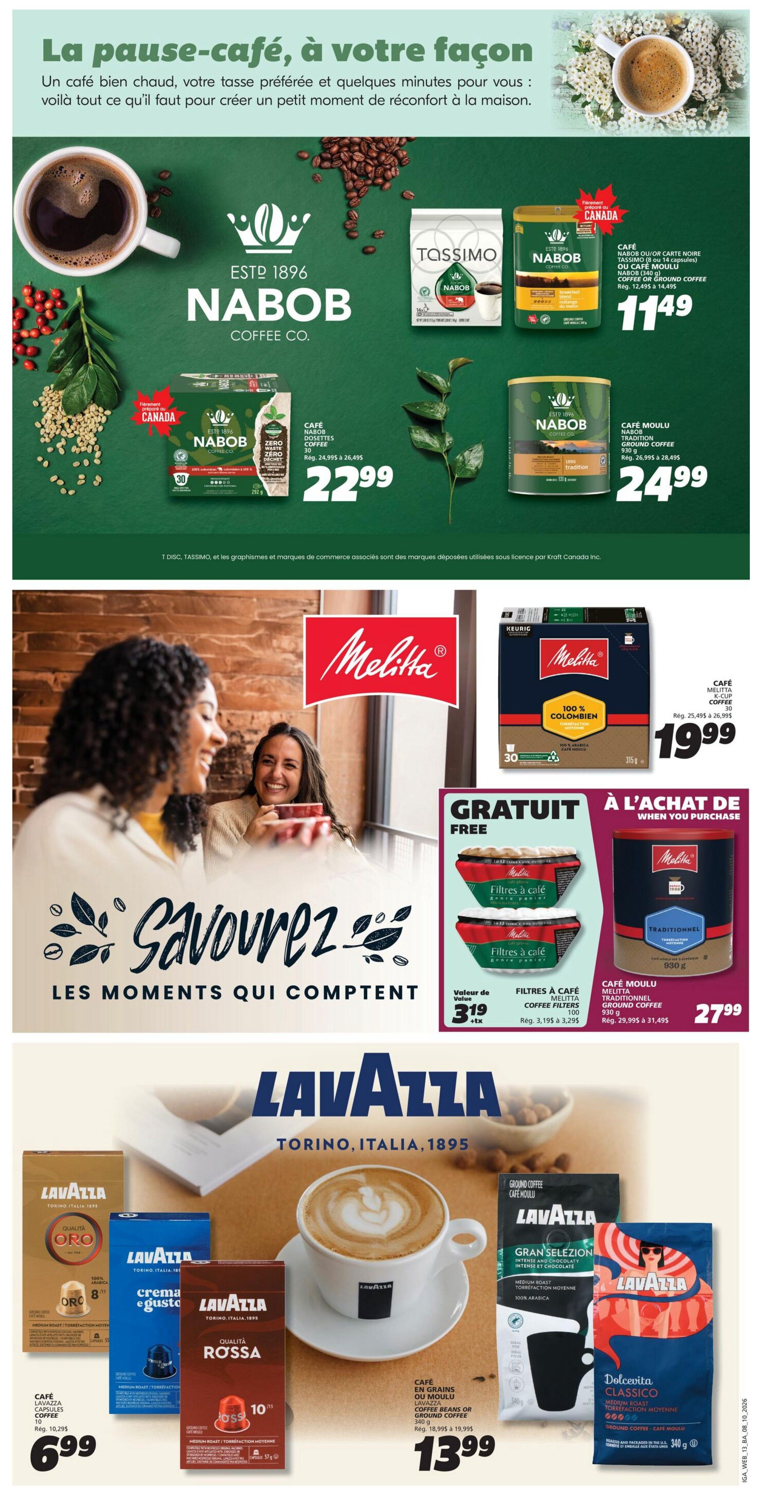 IGA (NB) Flyer October 8 to 14