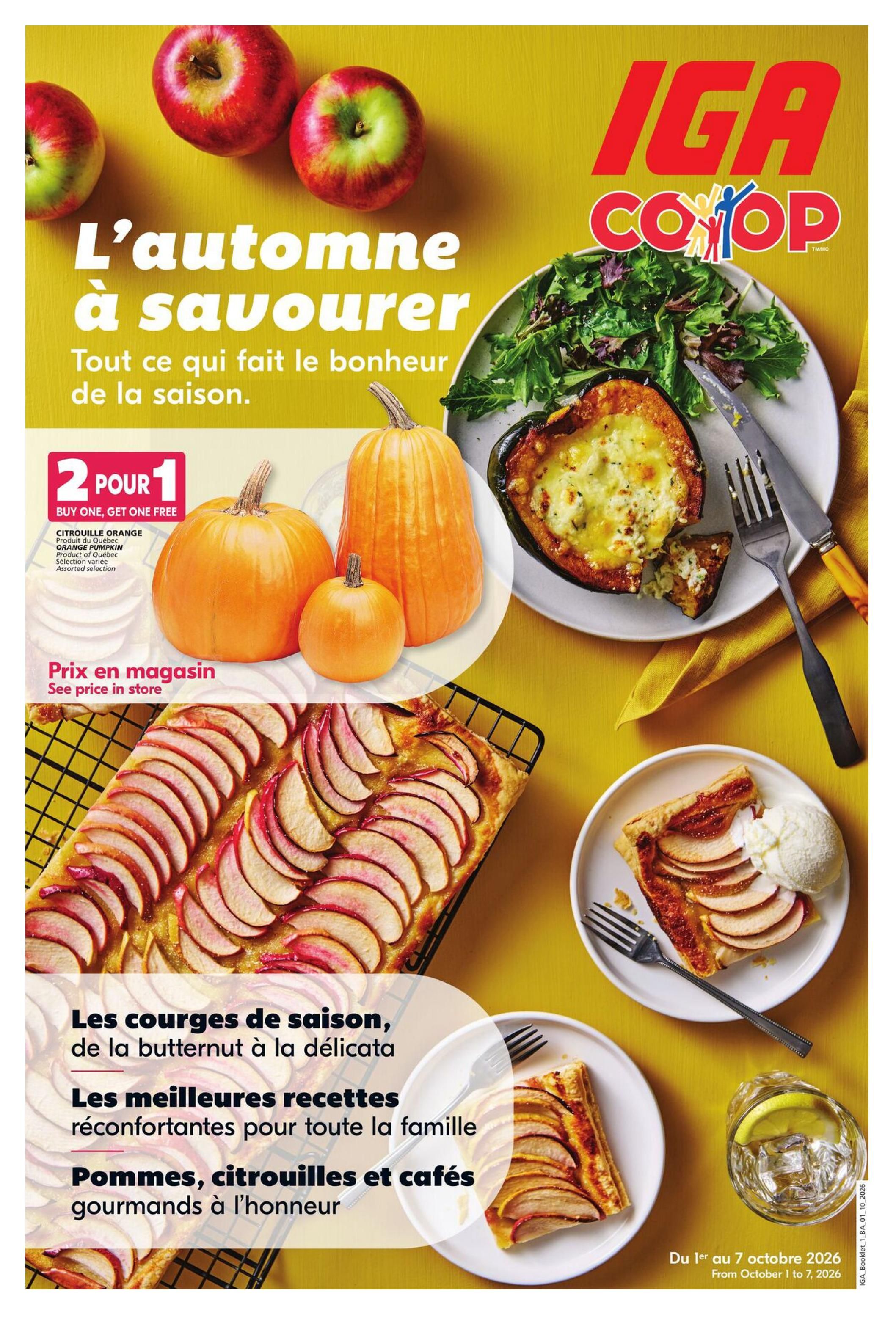 IGA (NB) Flyer October 8 to 14