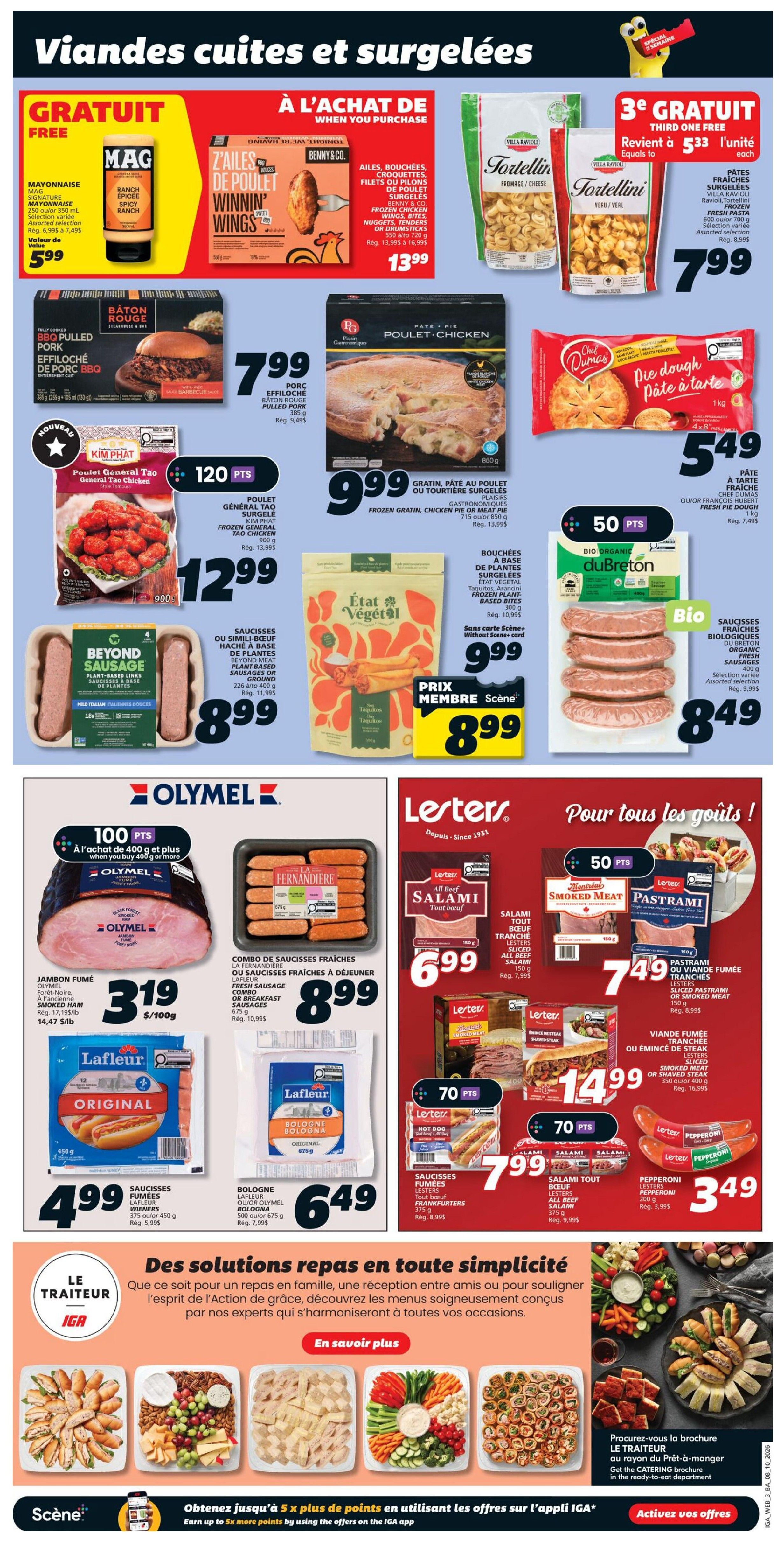 IGA (NB) Flyer October 8 to 14
