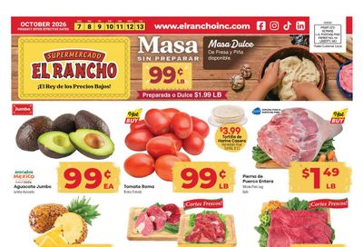El Rancho Supermercado (Brownsville Area, TX) Weekly Ad October 7 - 13, 2026