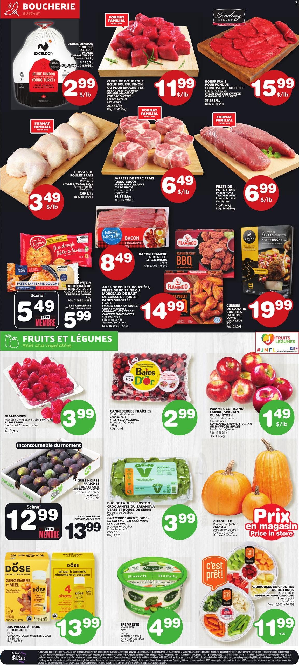 Marche Tradition (NB) Flyer October 8 to 14