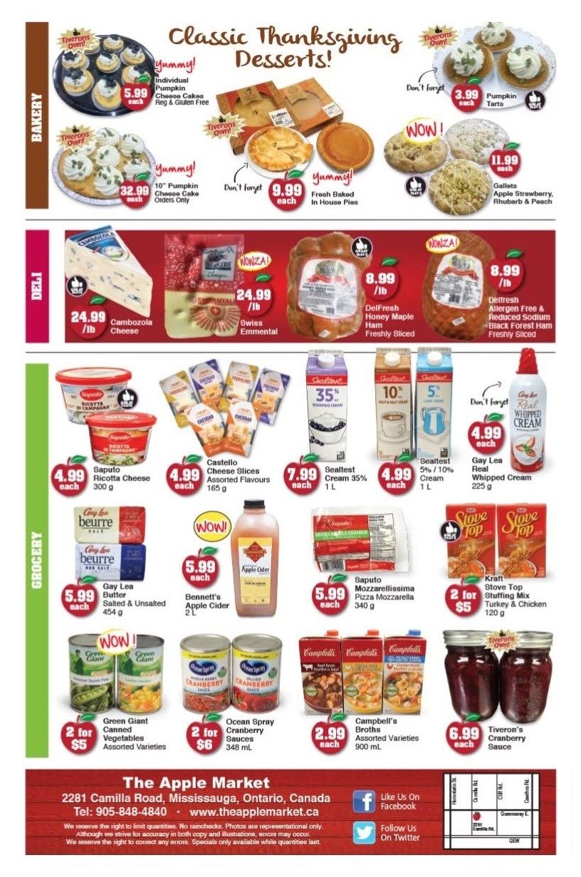 The Apple Market Flyer October 5 to 11