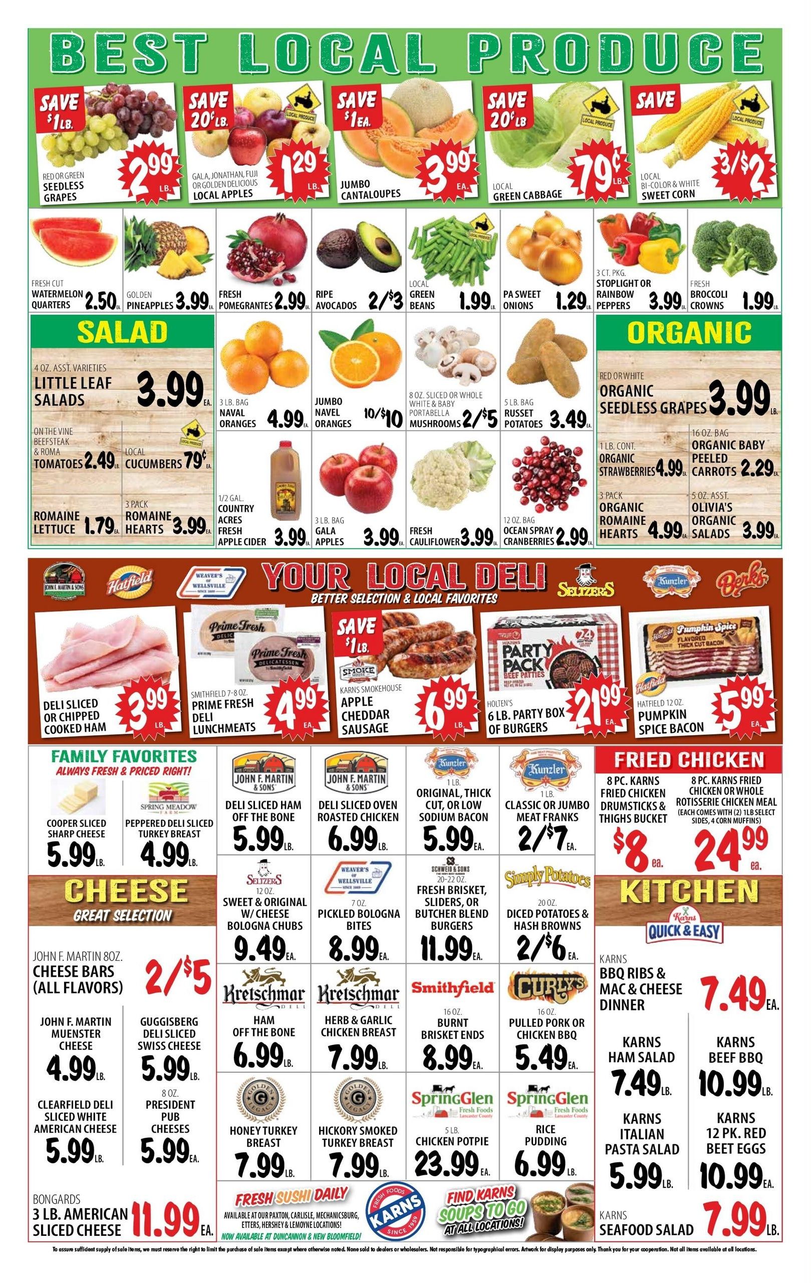 Karns Quality Foods Weekly Ad October 6 - 12, 2026