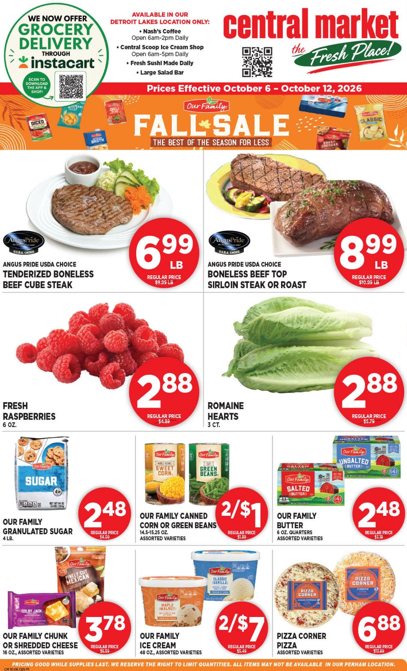 Central Market Weekly Ad October 6 - 12, 2026
