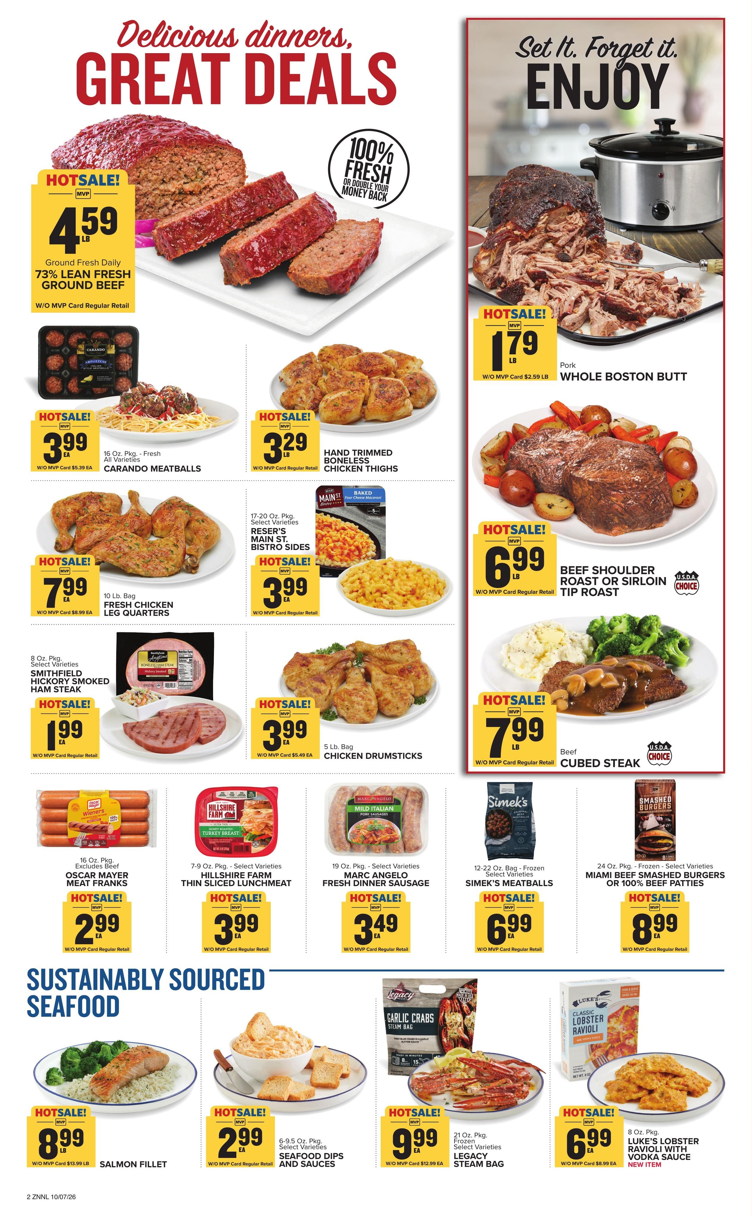 Food Lion (Avon Area, NC) Weekly Ad October 7 - 13, 2026