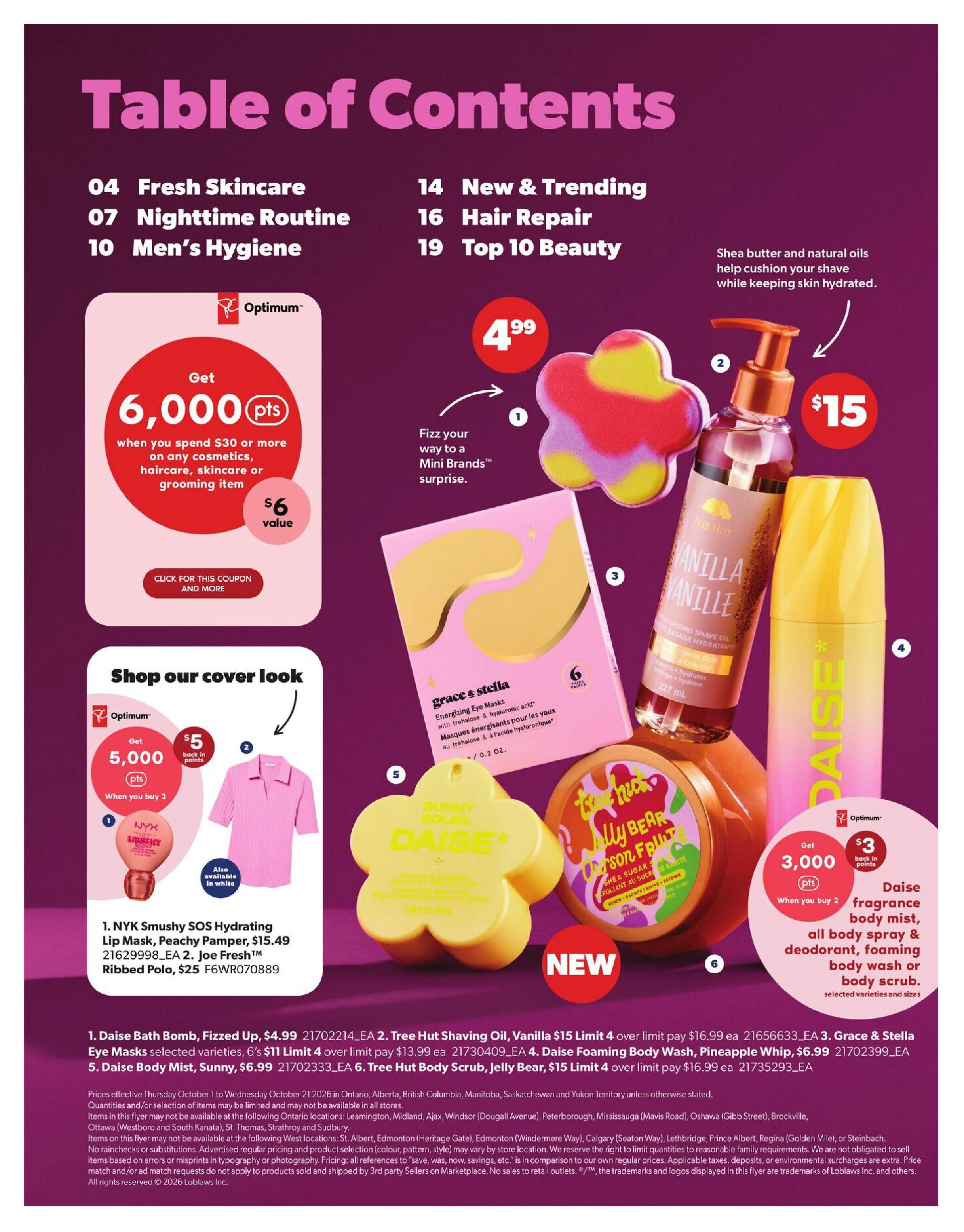 Real Canadian Superstore Beauty Flyer October 1 to 21