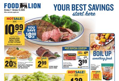 Food Lion (Lignum Area, VA) Weekly Ad October 7 - 13, 2026