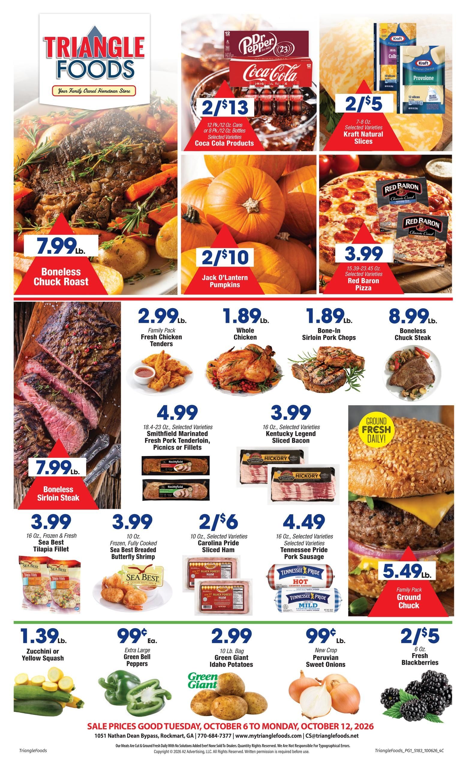Triangle Foods Weekly Ad October 6 - 12, 2026