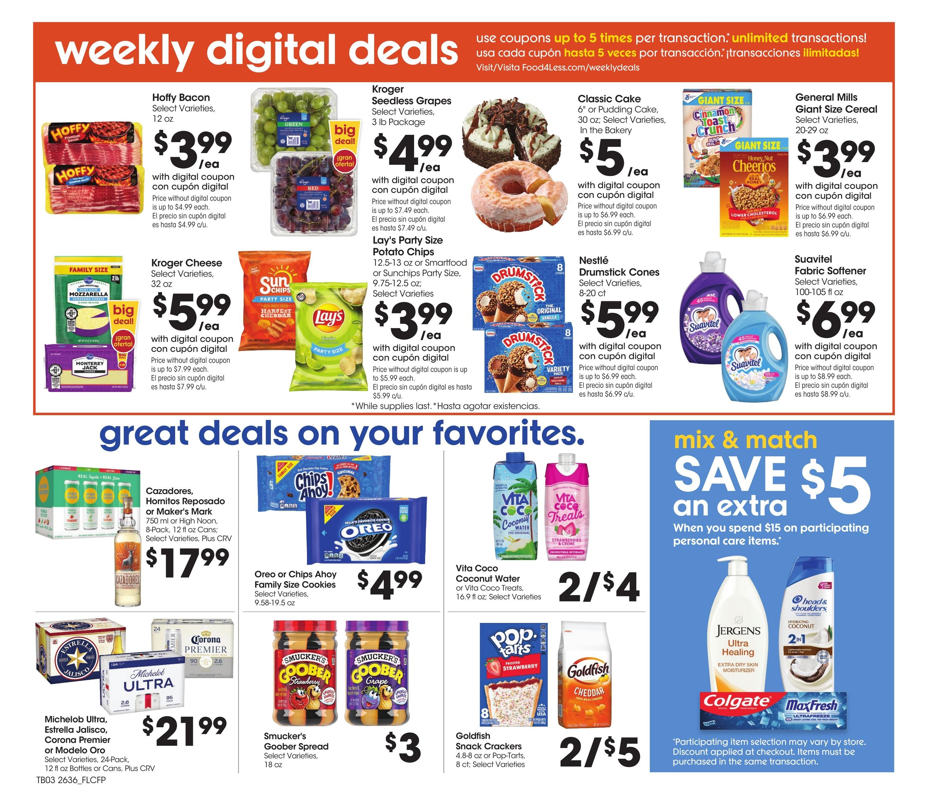 Food 4 Less (El Monte-West Covina Area, CA) California Weekly Ad October 7 - 13, 2026