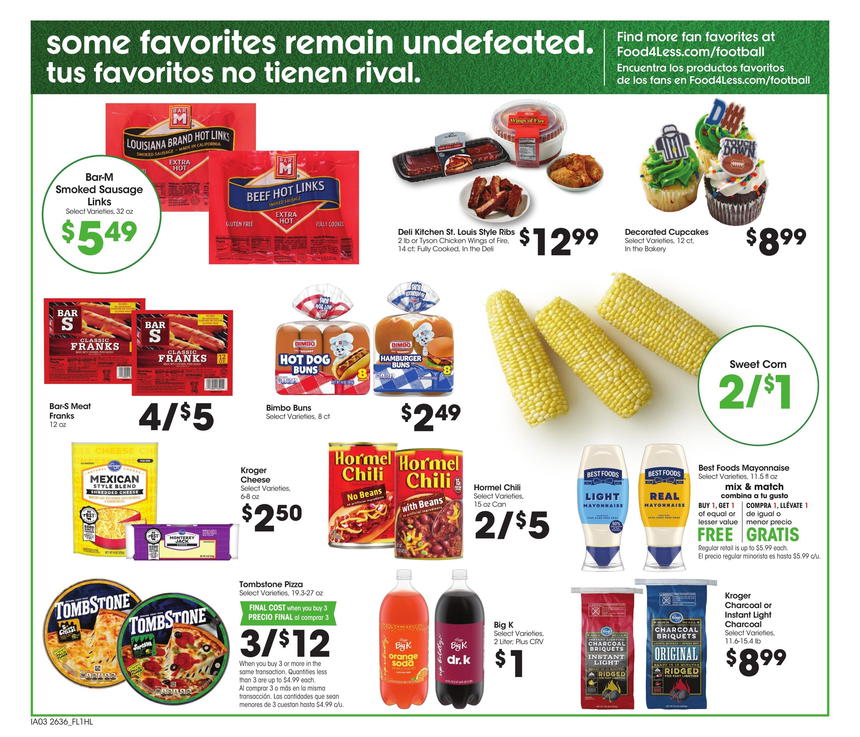 Food 4 Less (El Monte-West Covina Area, CA) California Weekly Ad October 7 - 13, 2026