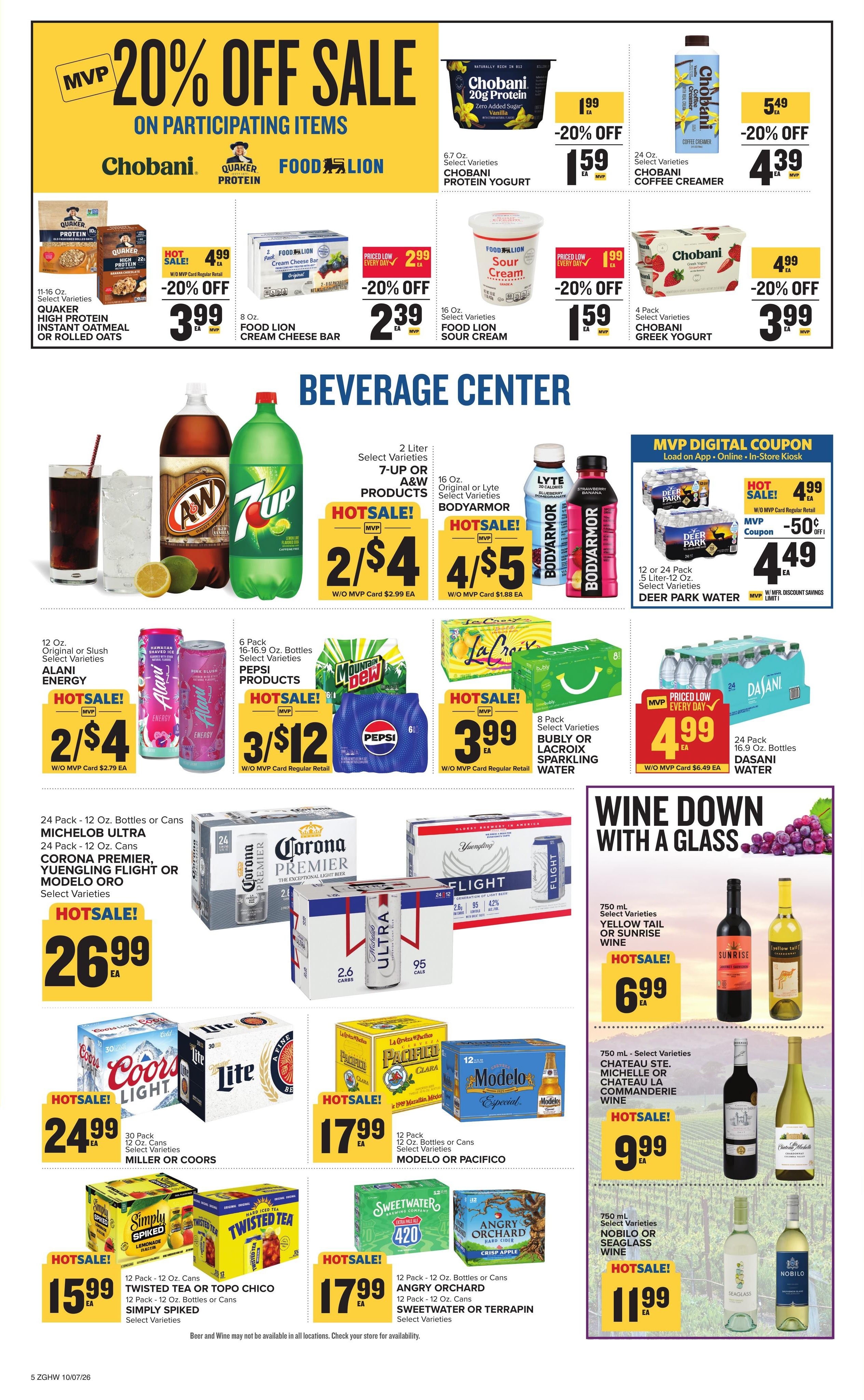 Food Lion (Eastman Area, GA) Weekly Ad October 7 - 13, 2026