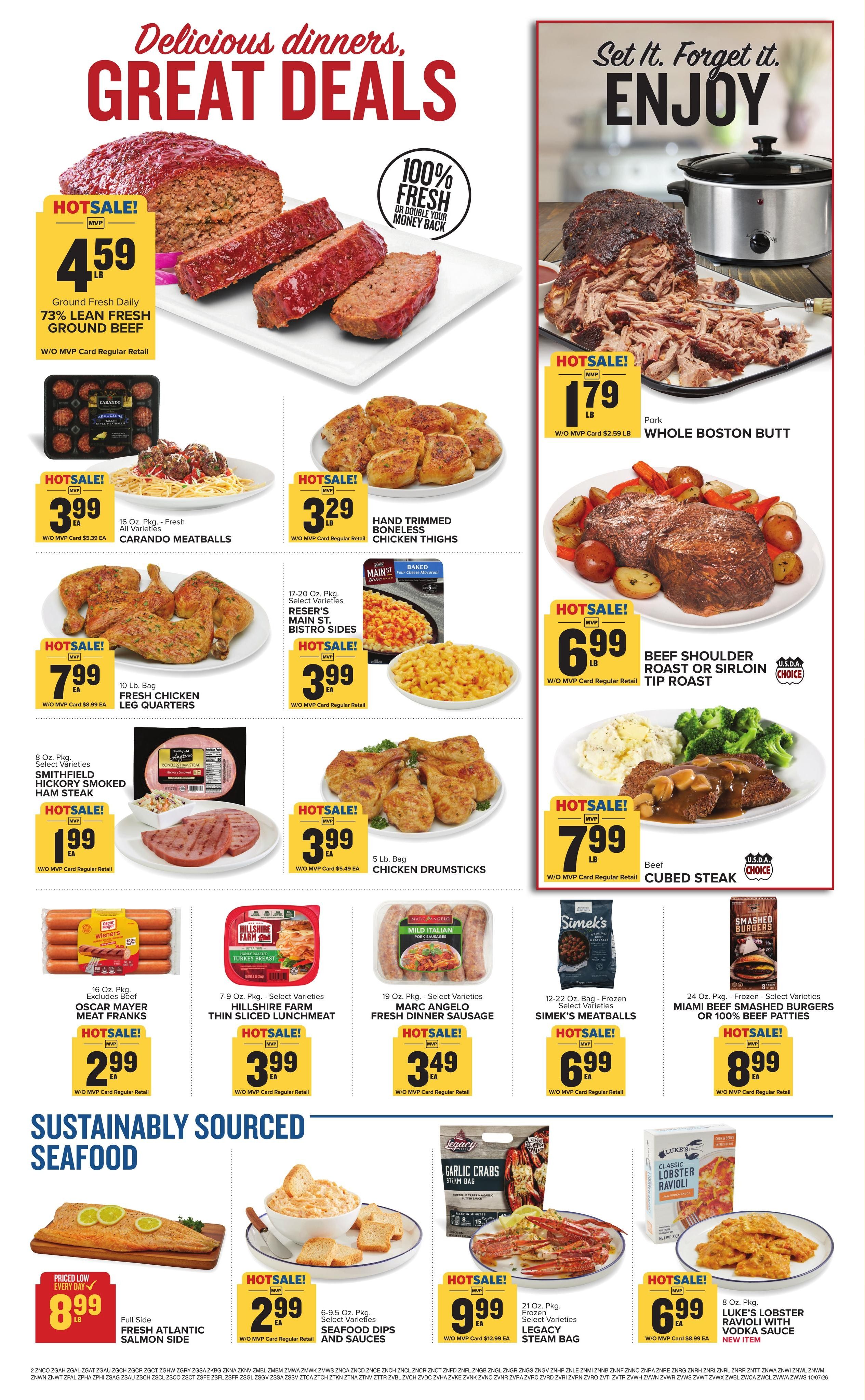 Food Lion (Hartsville Area, SC) Weekly Ad October 7 - 13, 2026