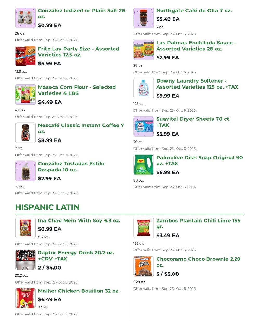 Northgate Market Weekly Ad September 23 - October 6, 2026