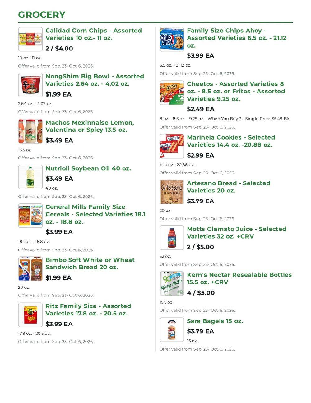 Northgate Market Weekly Ad September 23 - October 6, 2026