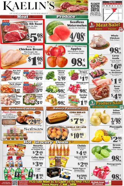 Kaelin's Market Weekly Ad October 7 - 13, 2026