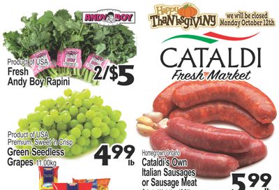 Cataldi Fresh Market Flyer October 7 to 13