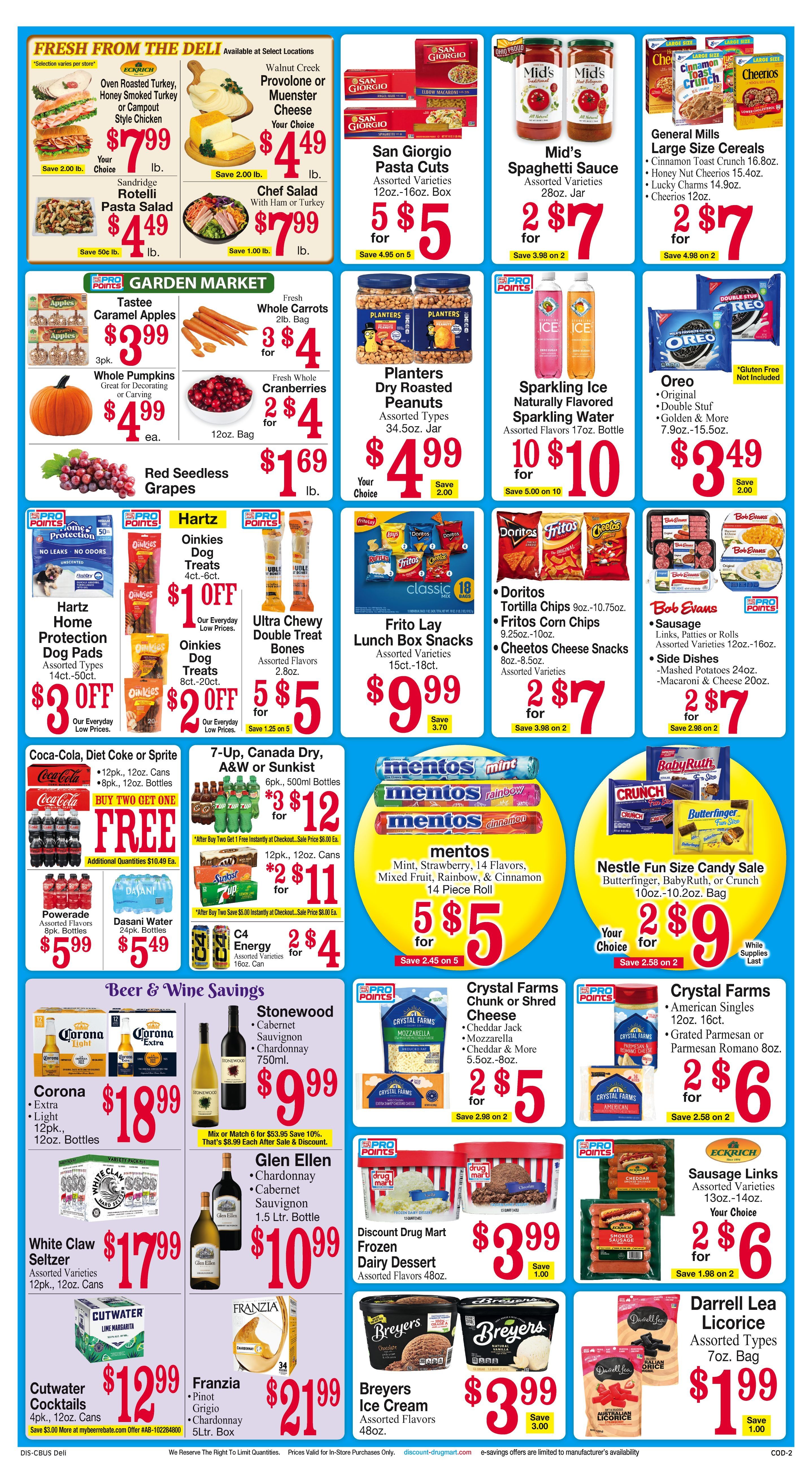 Discount Drug Mart (Ohio) Weekly Ad October 14 - 20, 2026