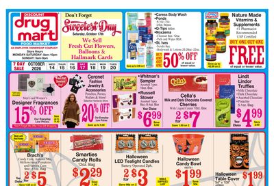 Discount Drug Mart (Ohio) Weekly Ad October 14 - 20, 2026