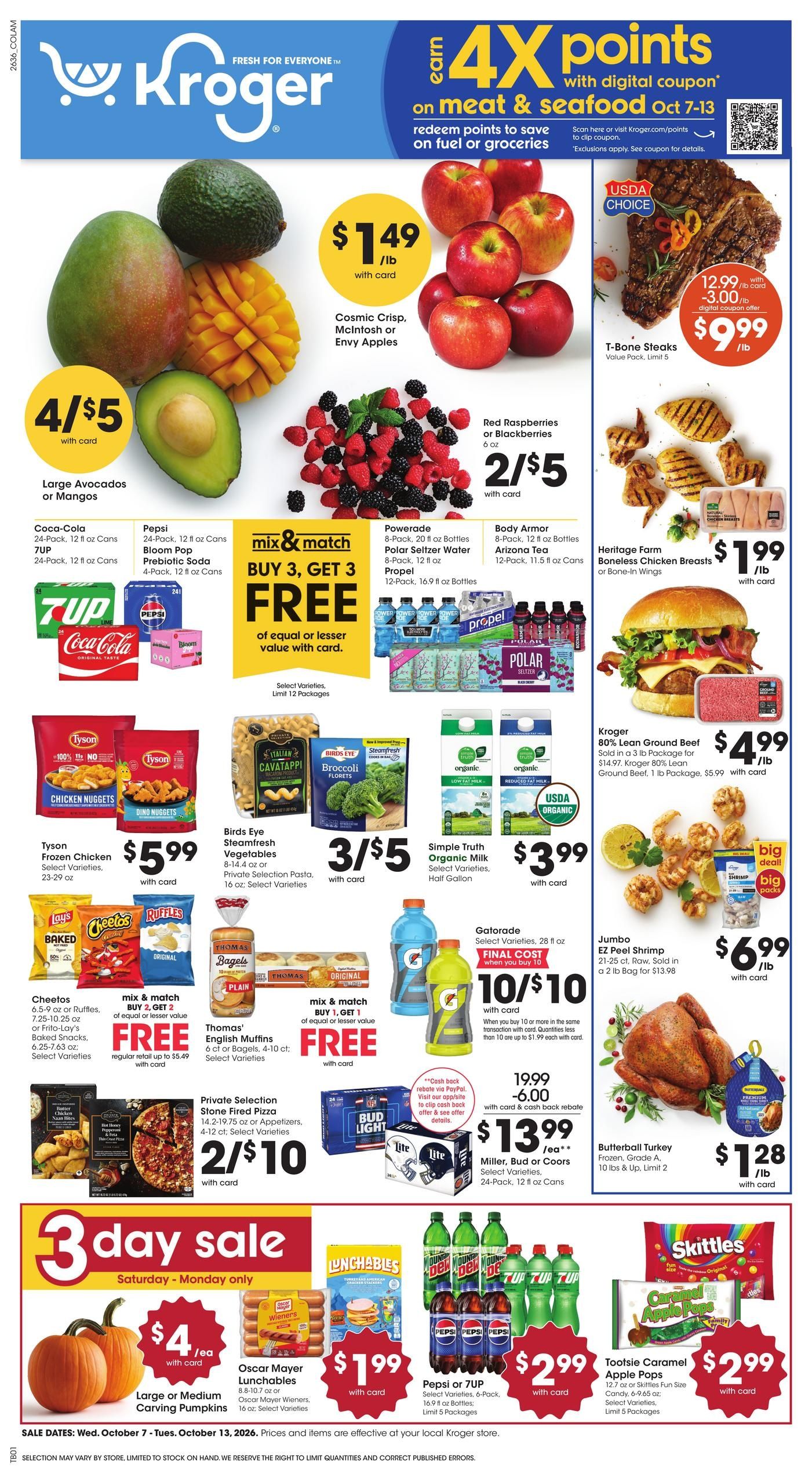 Kroger (Clinton Area, MI) Weekly Ad October 7 - 13, 2026