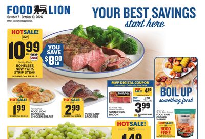 Food Lion (Gracey-Hopkinsville Area, KY) Weekly Ad October 7 - 13, 2026