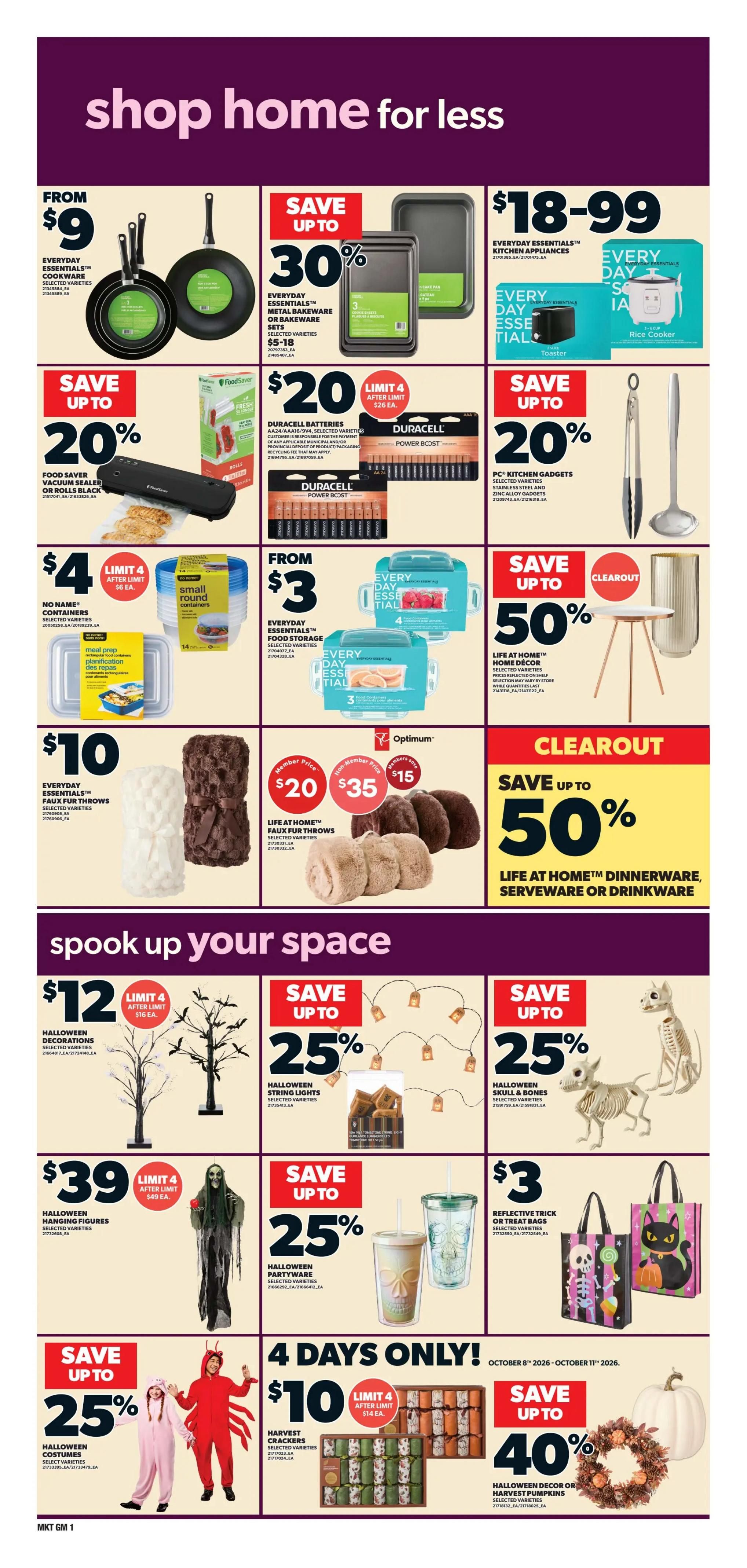 Zehrs Flyer October 8 to 14