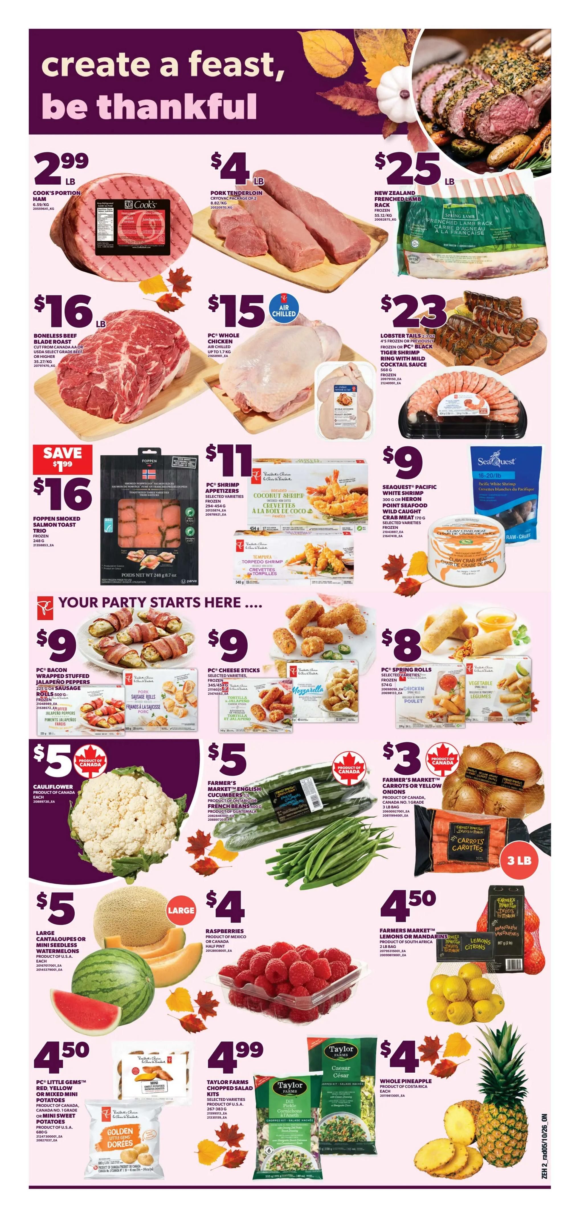 Zehrs Flyer October 8 to 14
