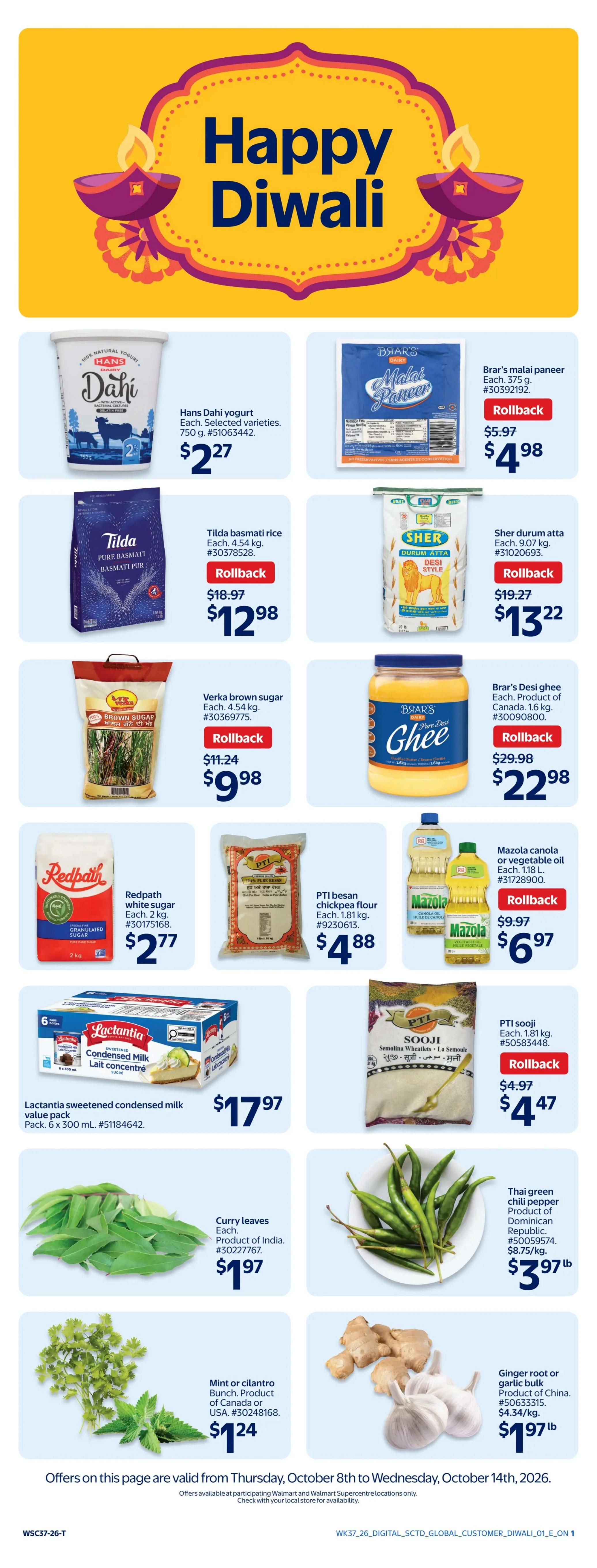 Walmart (ON) Flyer October 8 to 14