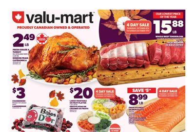 Valu-mart Flyer October 8 to 14