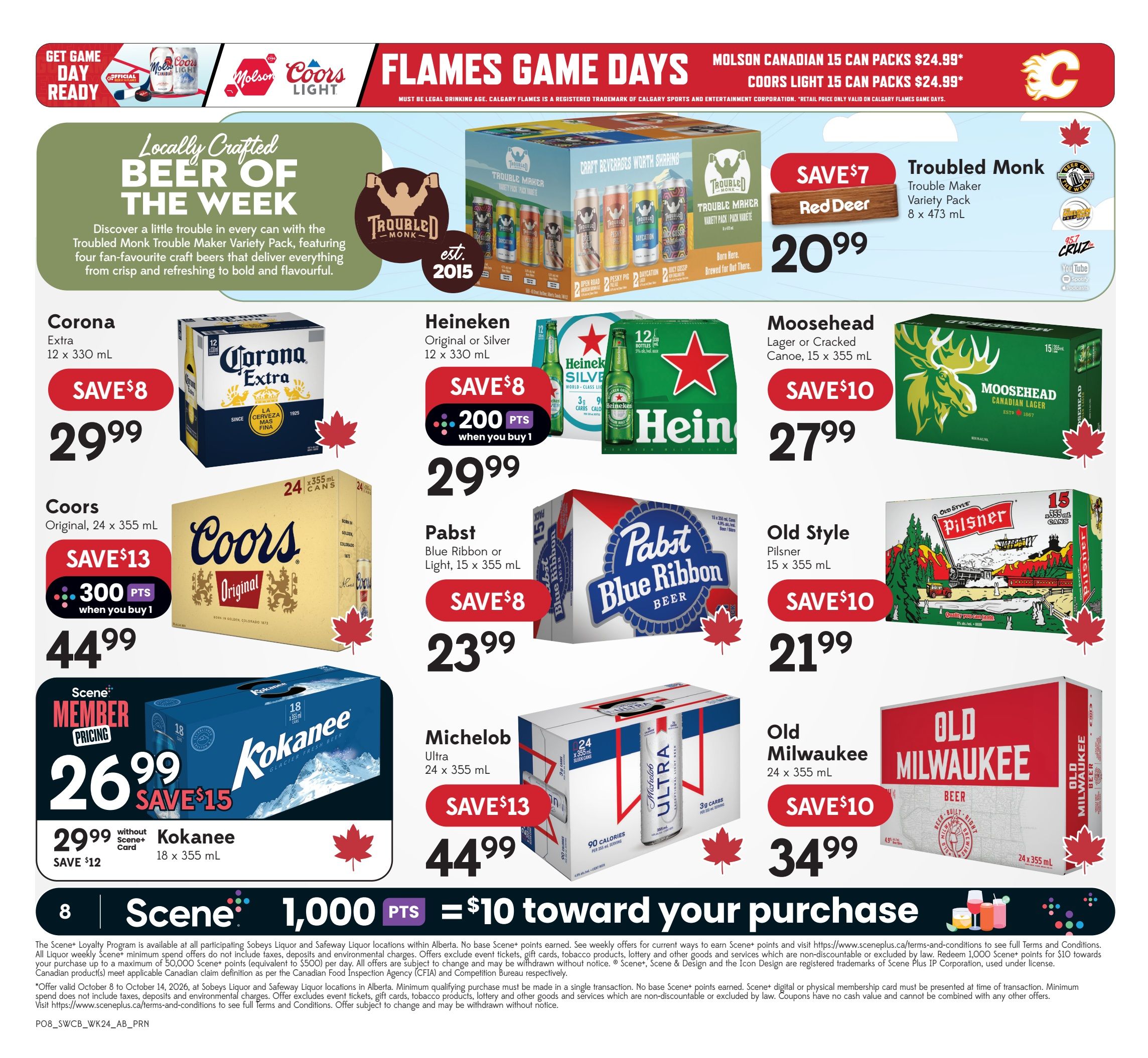 Sobeys/Safeway (AB) SWCB Flyer October 8 to 14