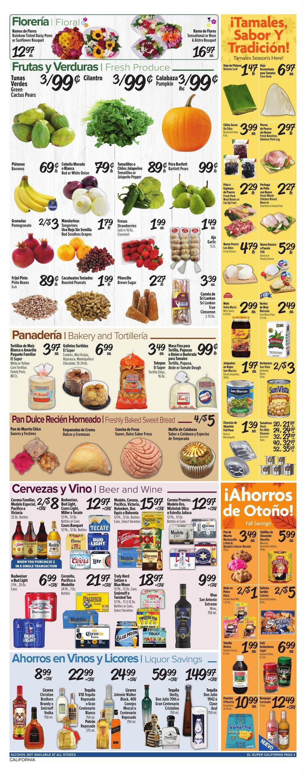 El Super (Alhambra Area, CA) Weekly Ad October 7 - 13, 2026