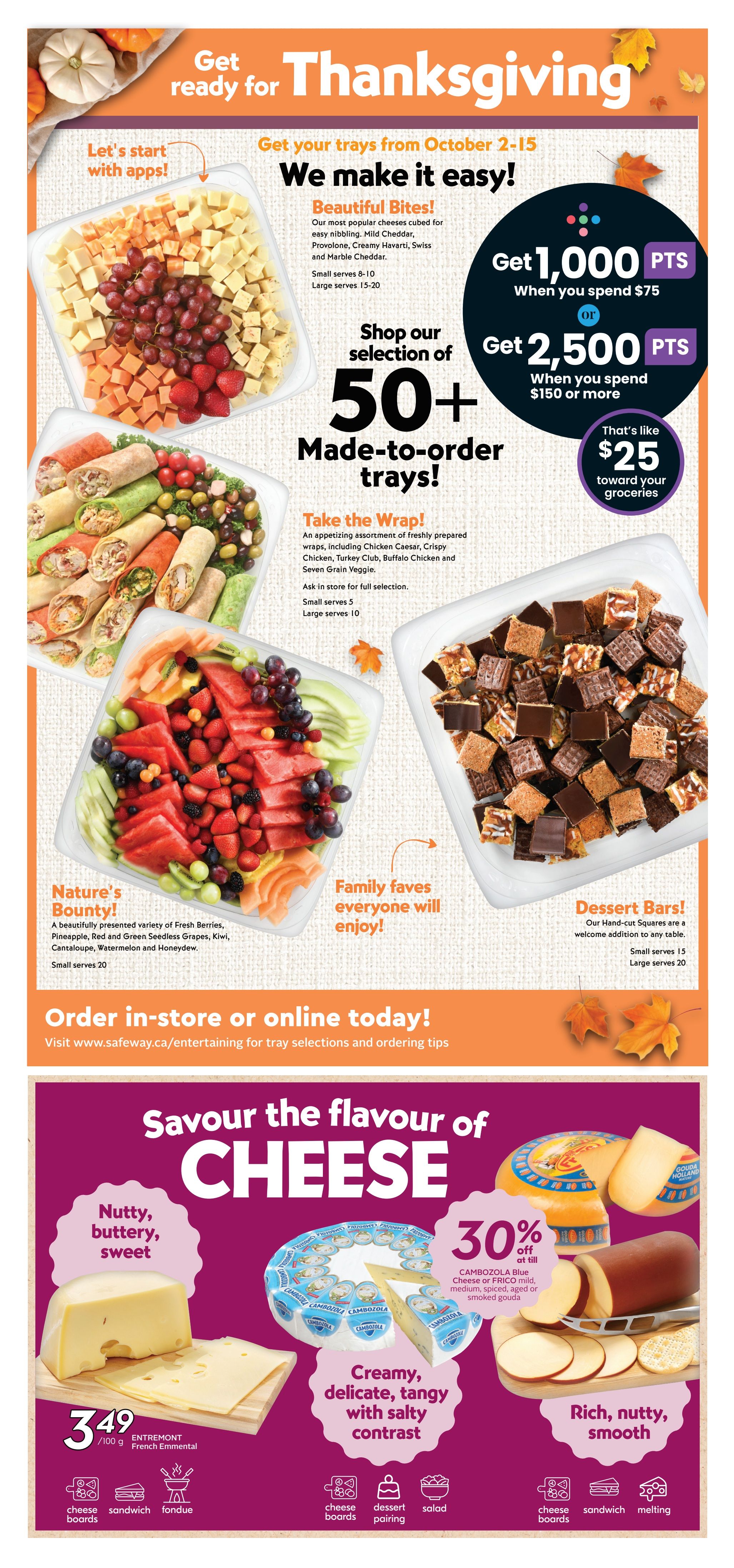 Sobeys/Safeway (AB) Flyer October 8 to 14